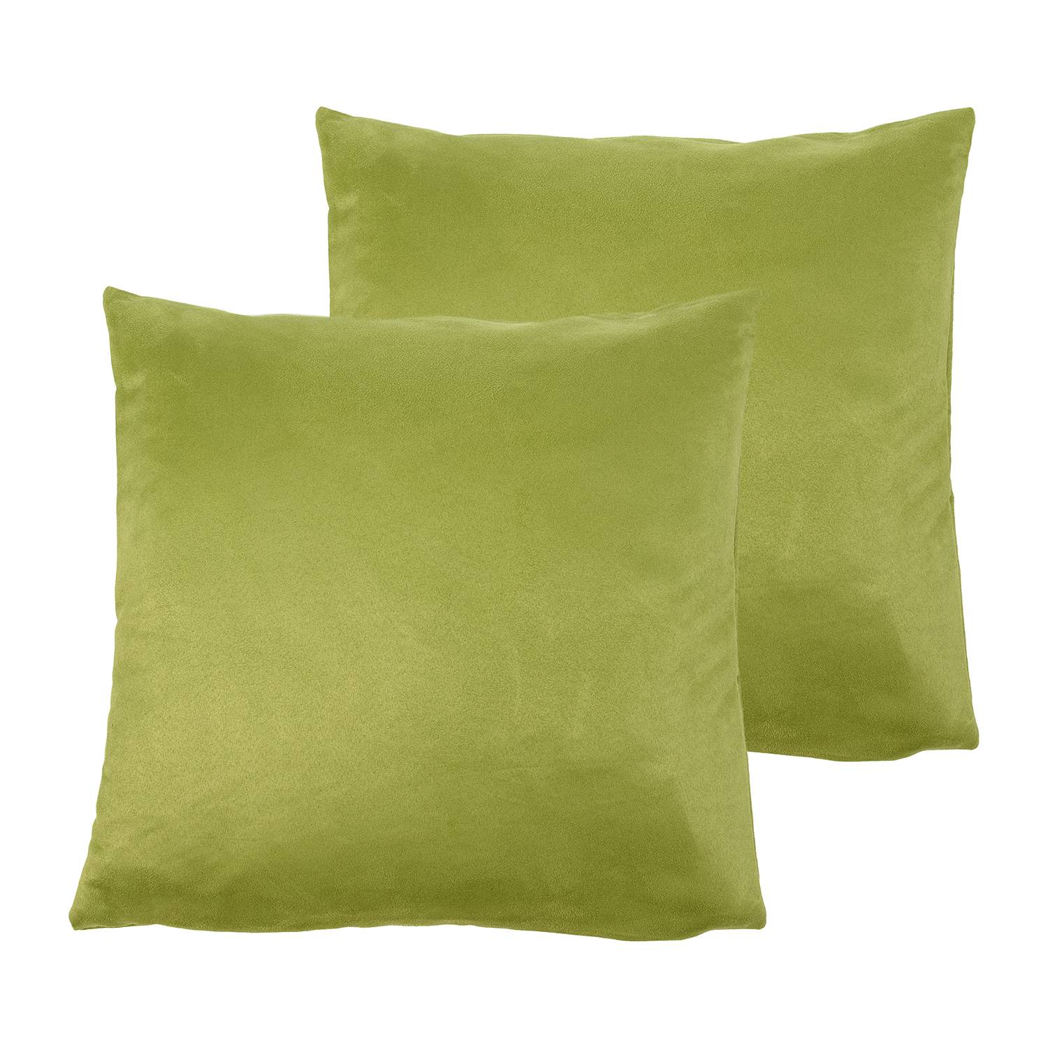 2x Alcatraz Kissenbezug Kunstfaser Khaki 60 x 60 cm