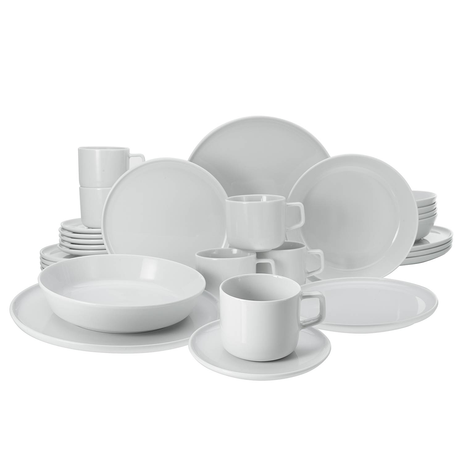 Kombiservice Chef Collection 30er Set Porzellan Weiß 