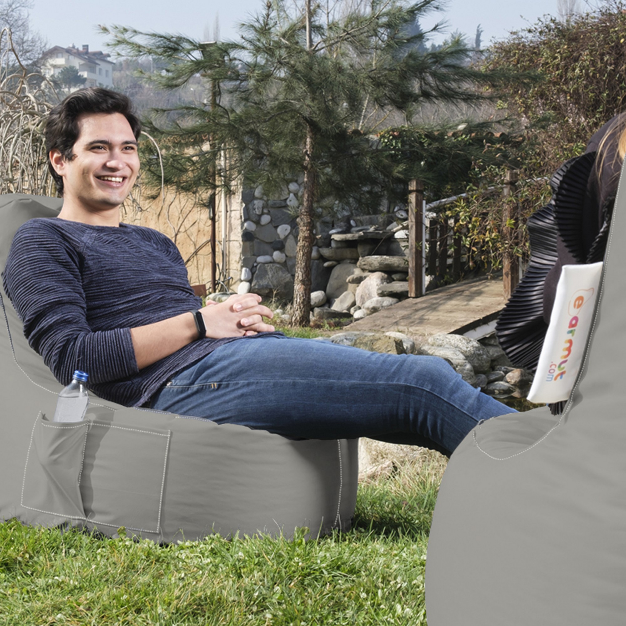 EVA Sport Garten Sitzsack Fume