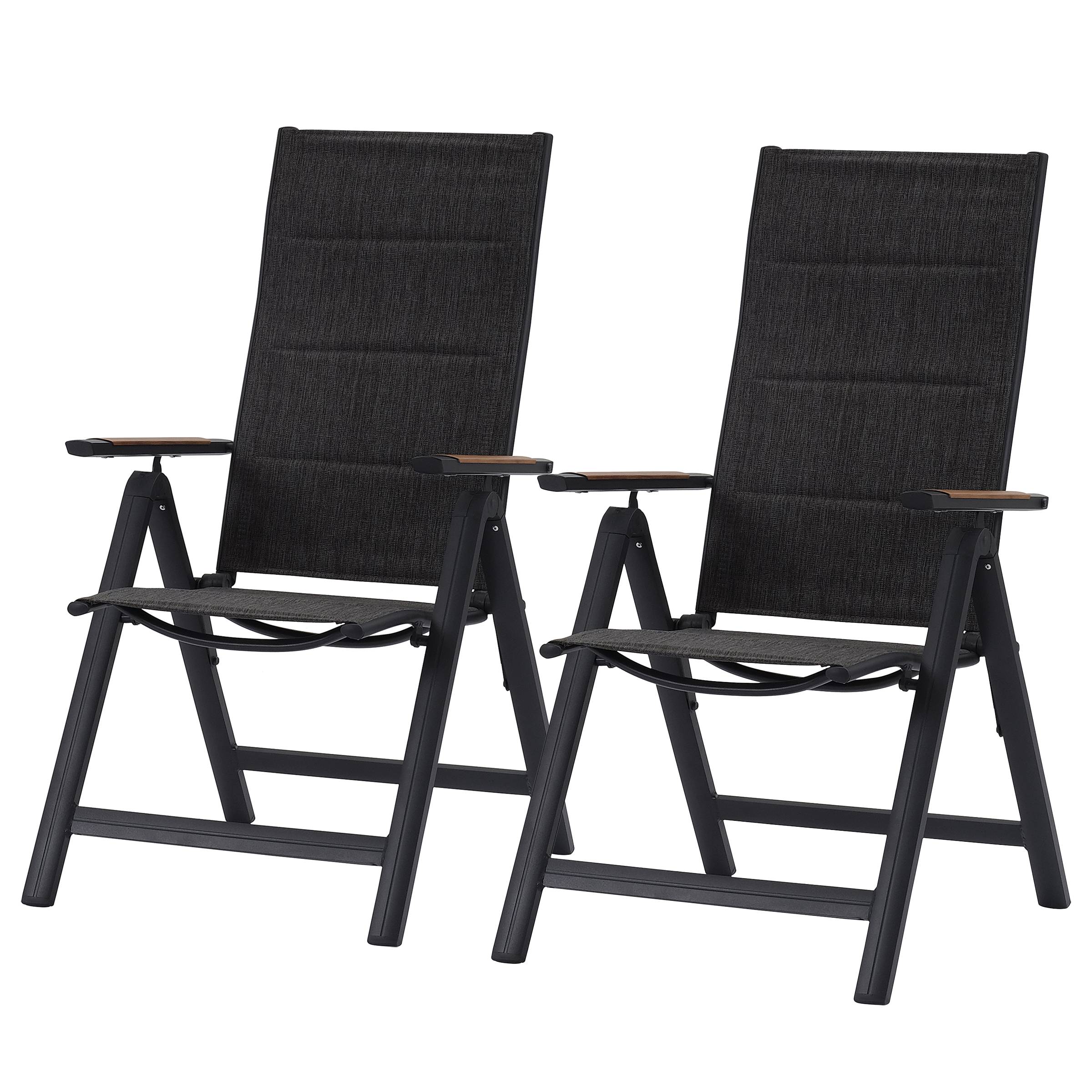2x Klappstuhl Boona Anthrazit