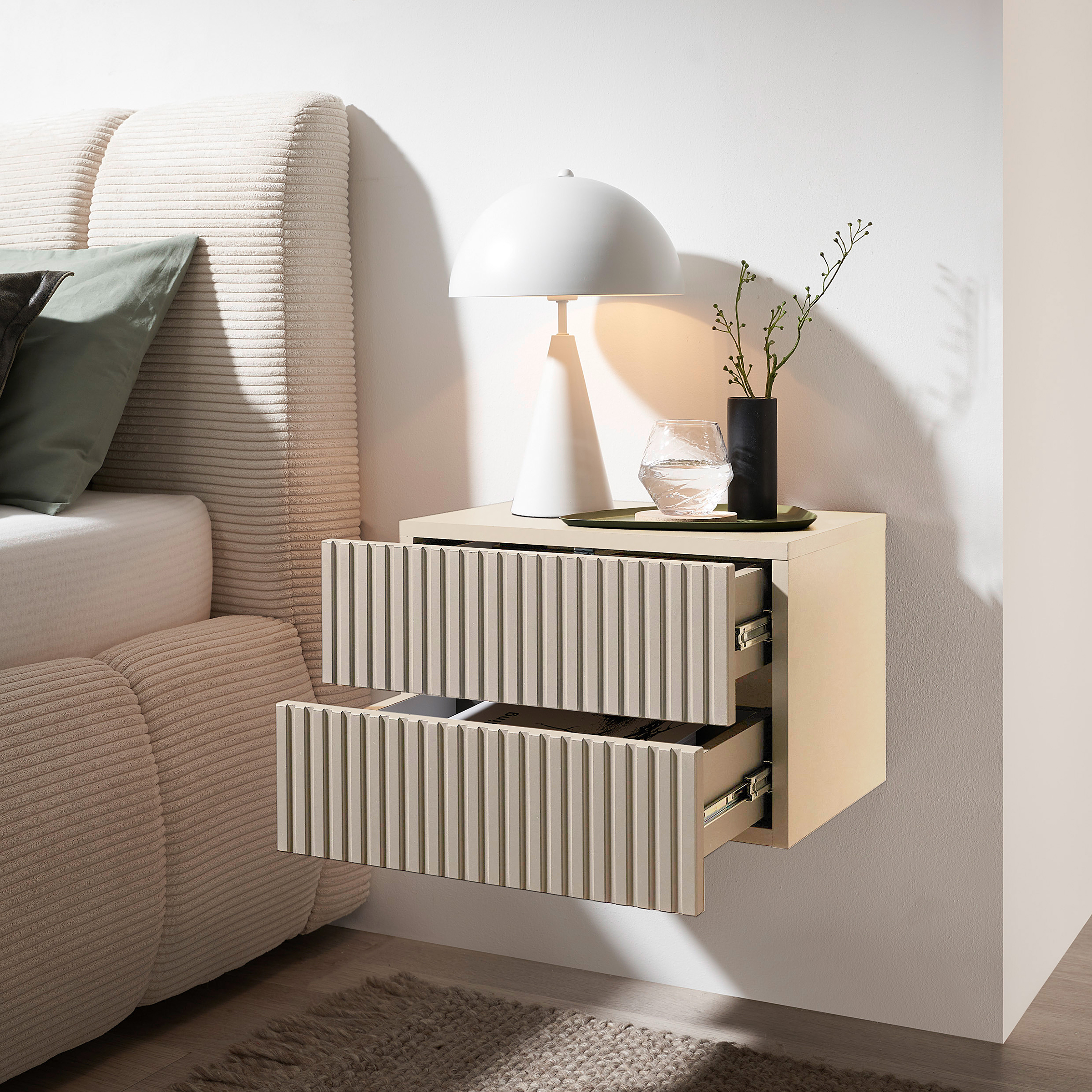 Narella Hanging Nightstand Natural