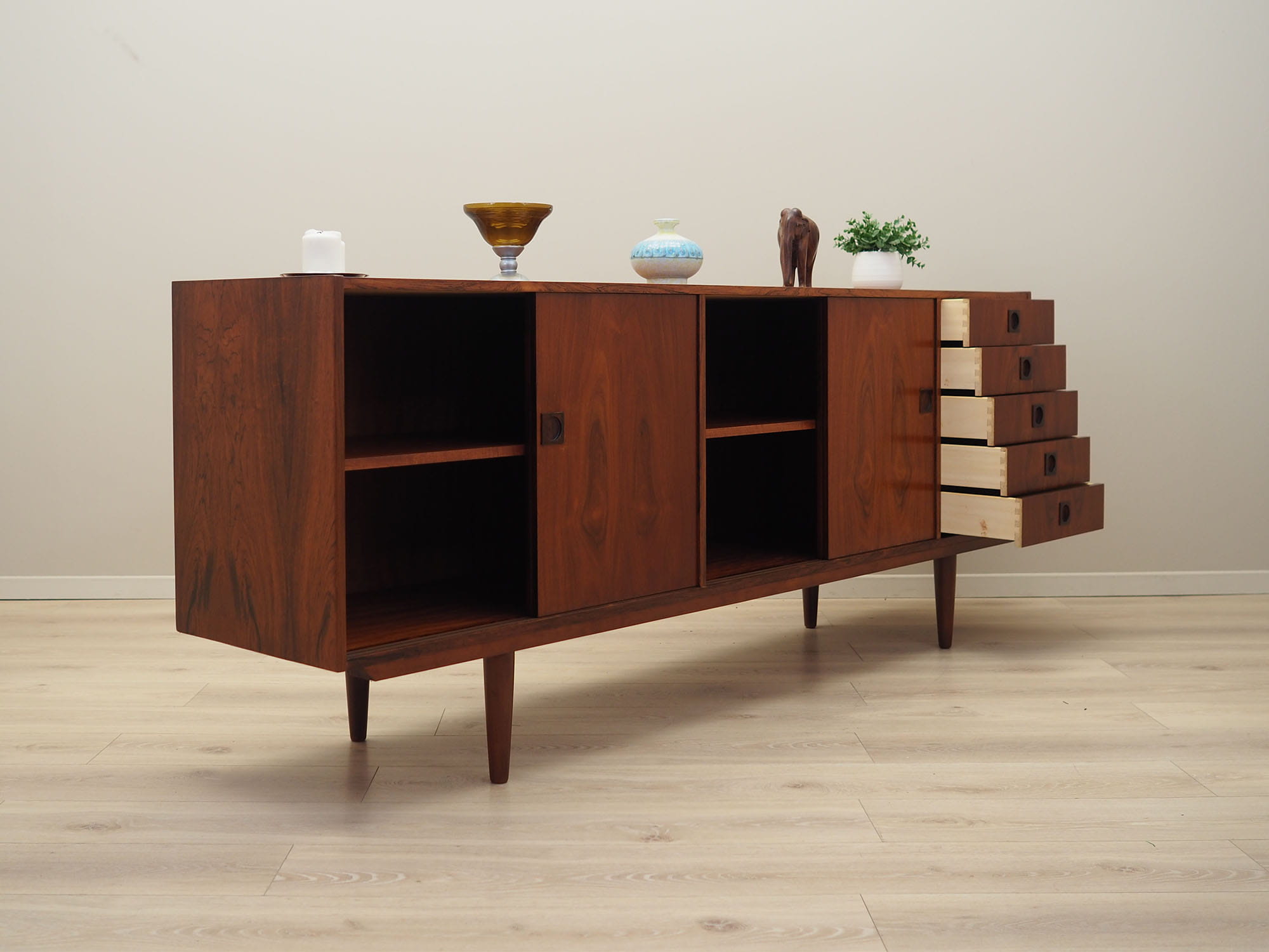 Sideboard Holz Braun 1960er Jahre