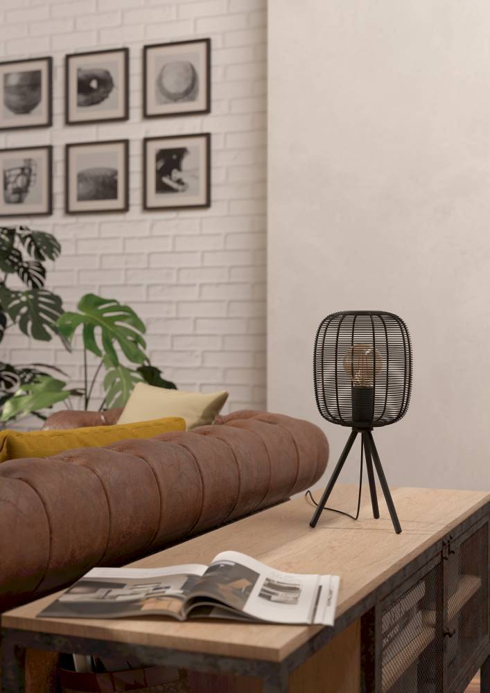 Rinroe Table Lamp Steel 1-light