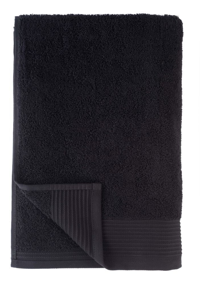 8-tlg. Frottier Handtuch-Set Schwarz Öko-Tex Standard 100