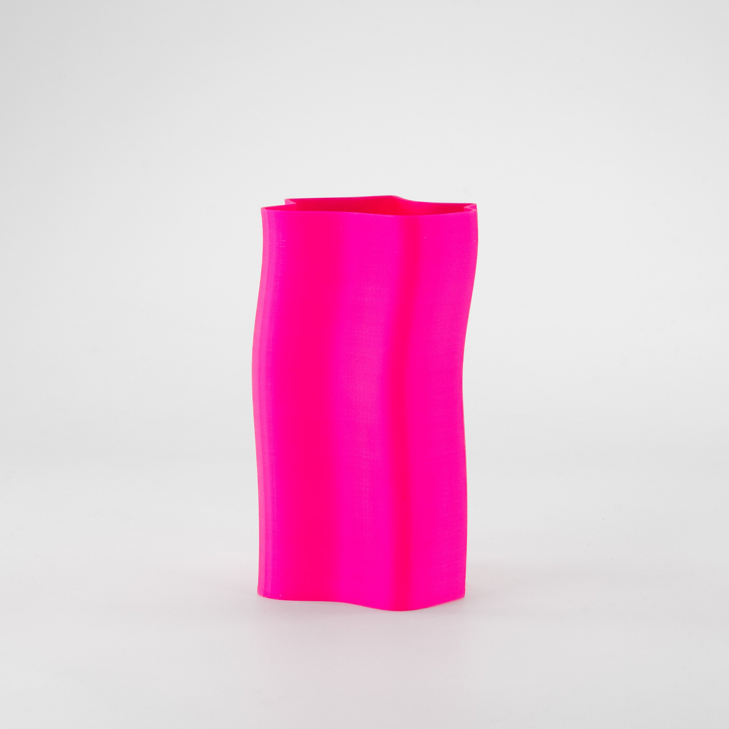 1126-1 Fluid Vase Neon Pink