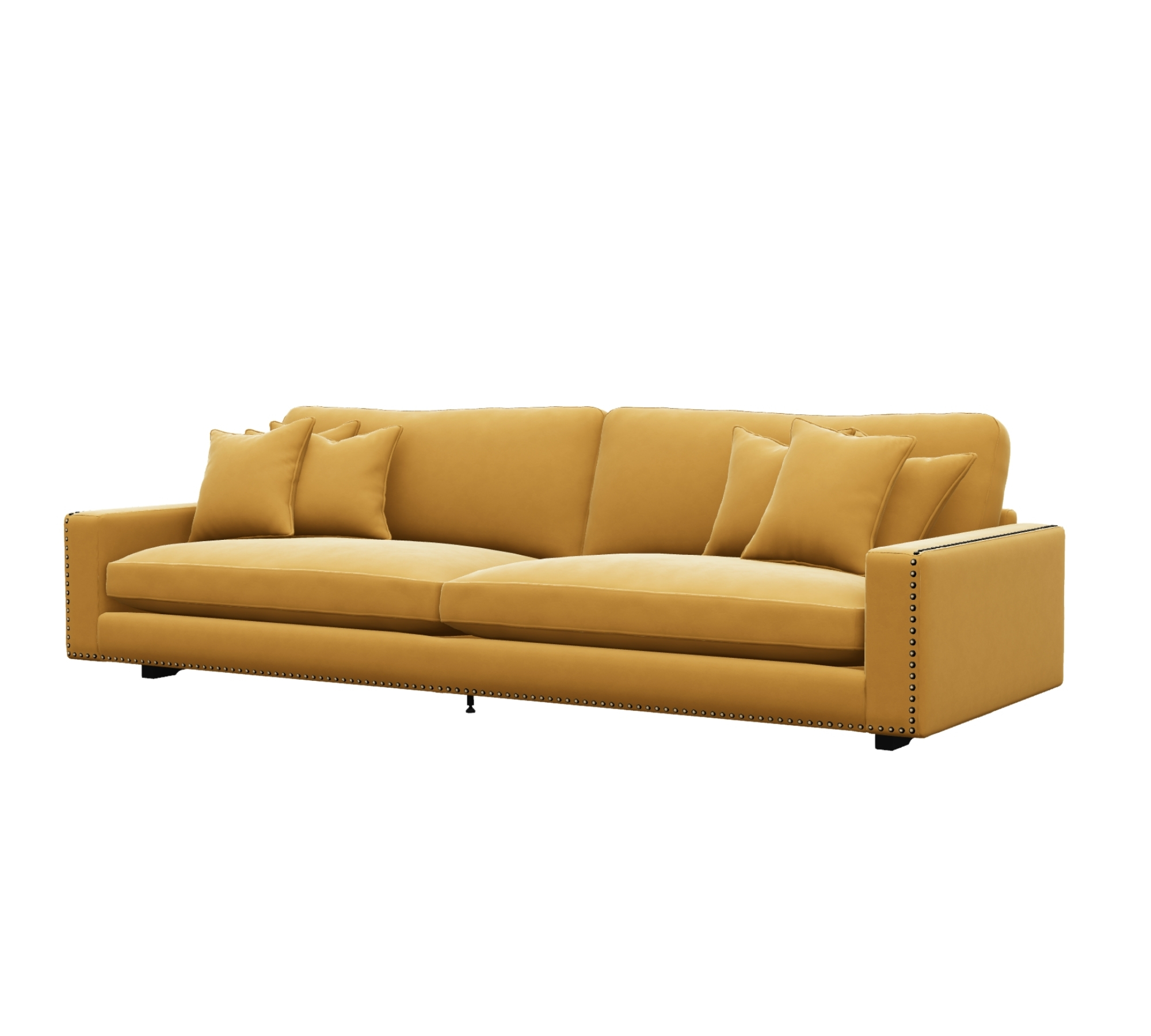 Valen XL Sofa Solemio Senfgelb 88