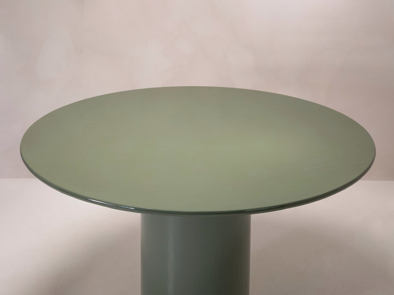 Clementin Side Table Metal Green 45x45 cm