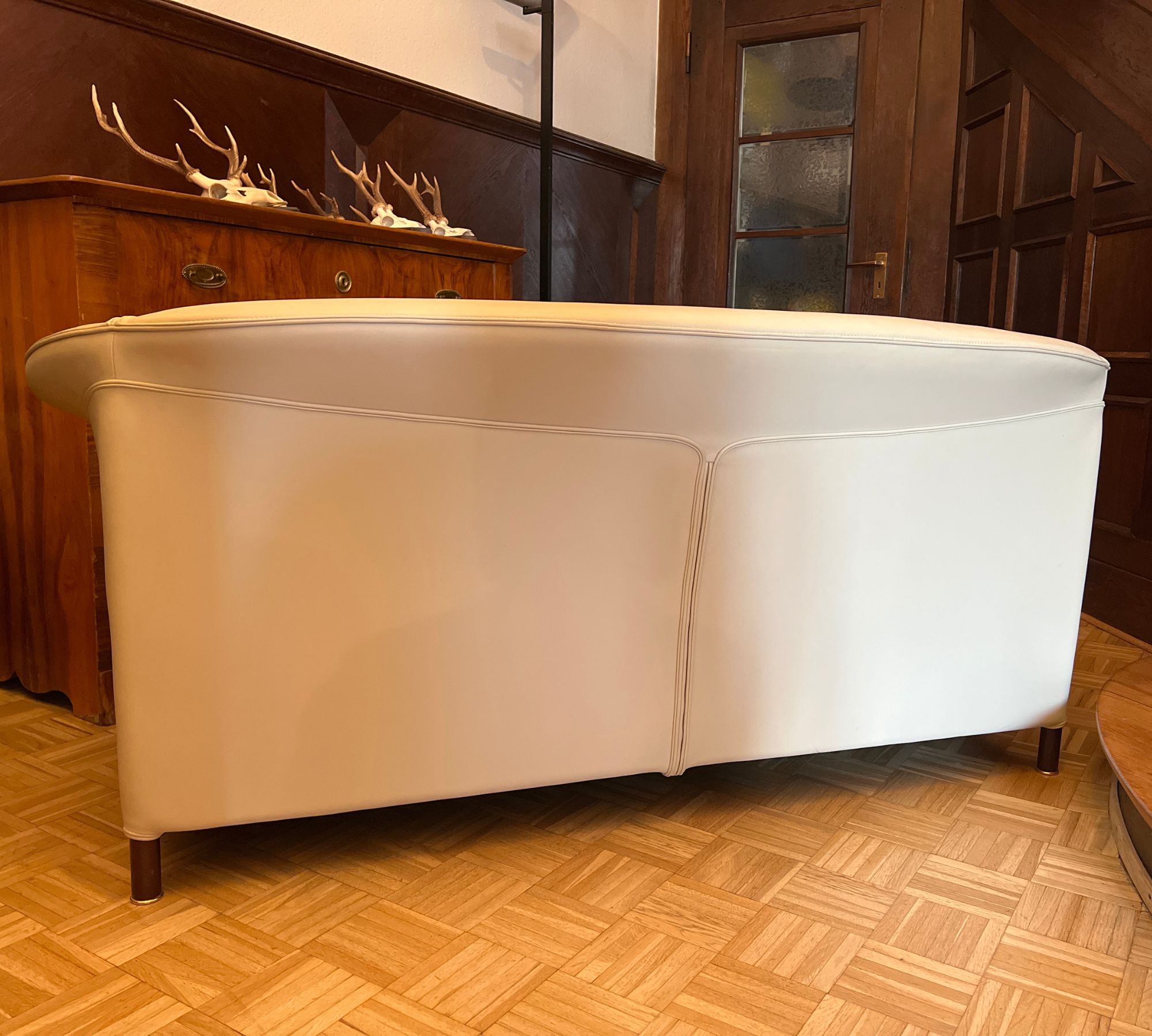 Aura Sofa Leder Beige