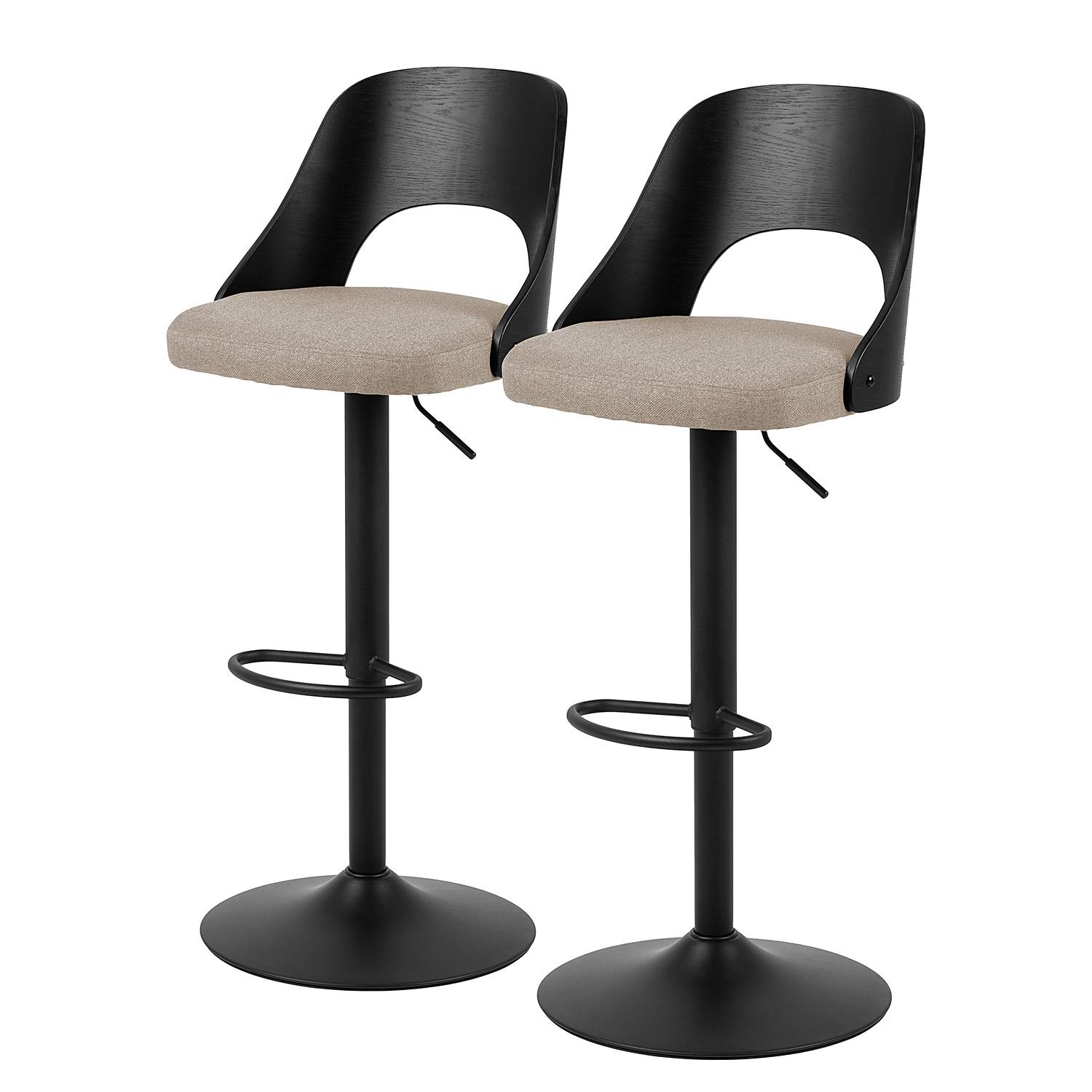2x Barstuhl Zoedi Sand