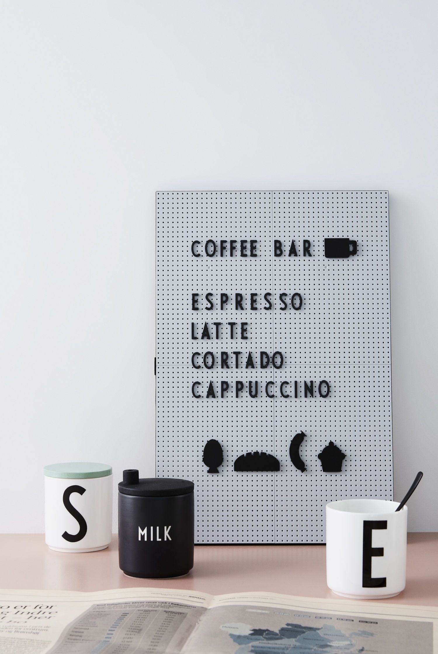 Message Tafel Schwarz