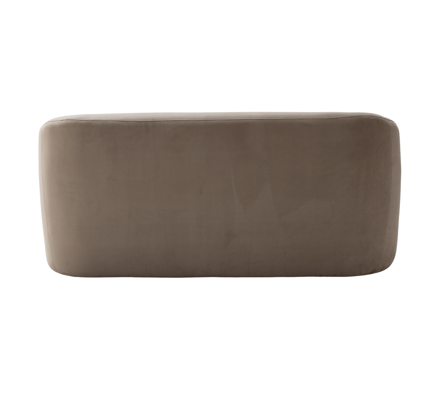 Blanca Sofa 2-Sitzer Samt Warm Beige
