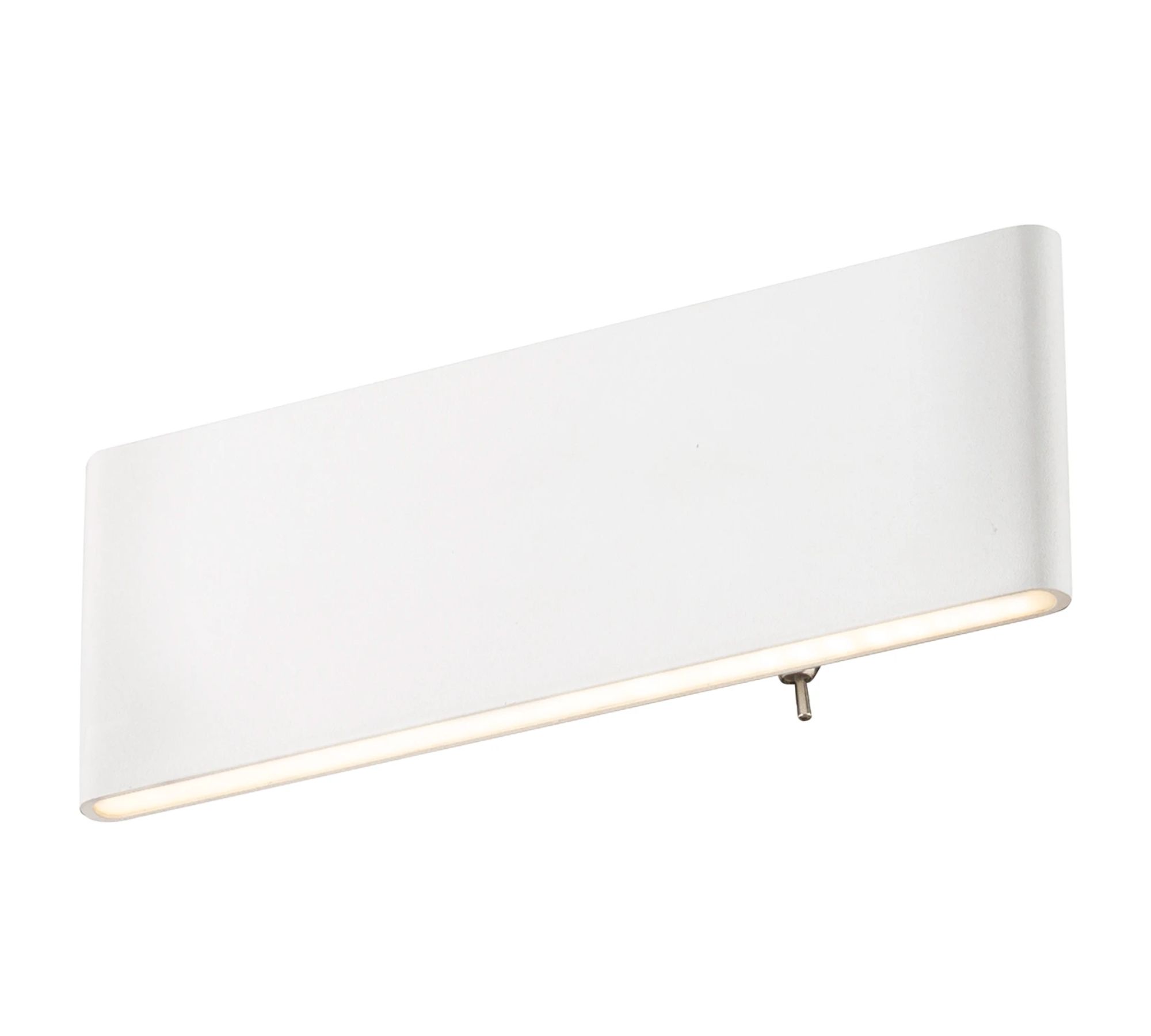 LED Wandleuchte1-flammig Aluminium Weiß