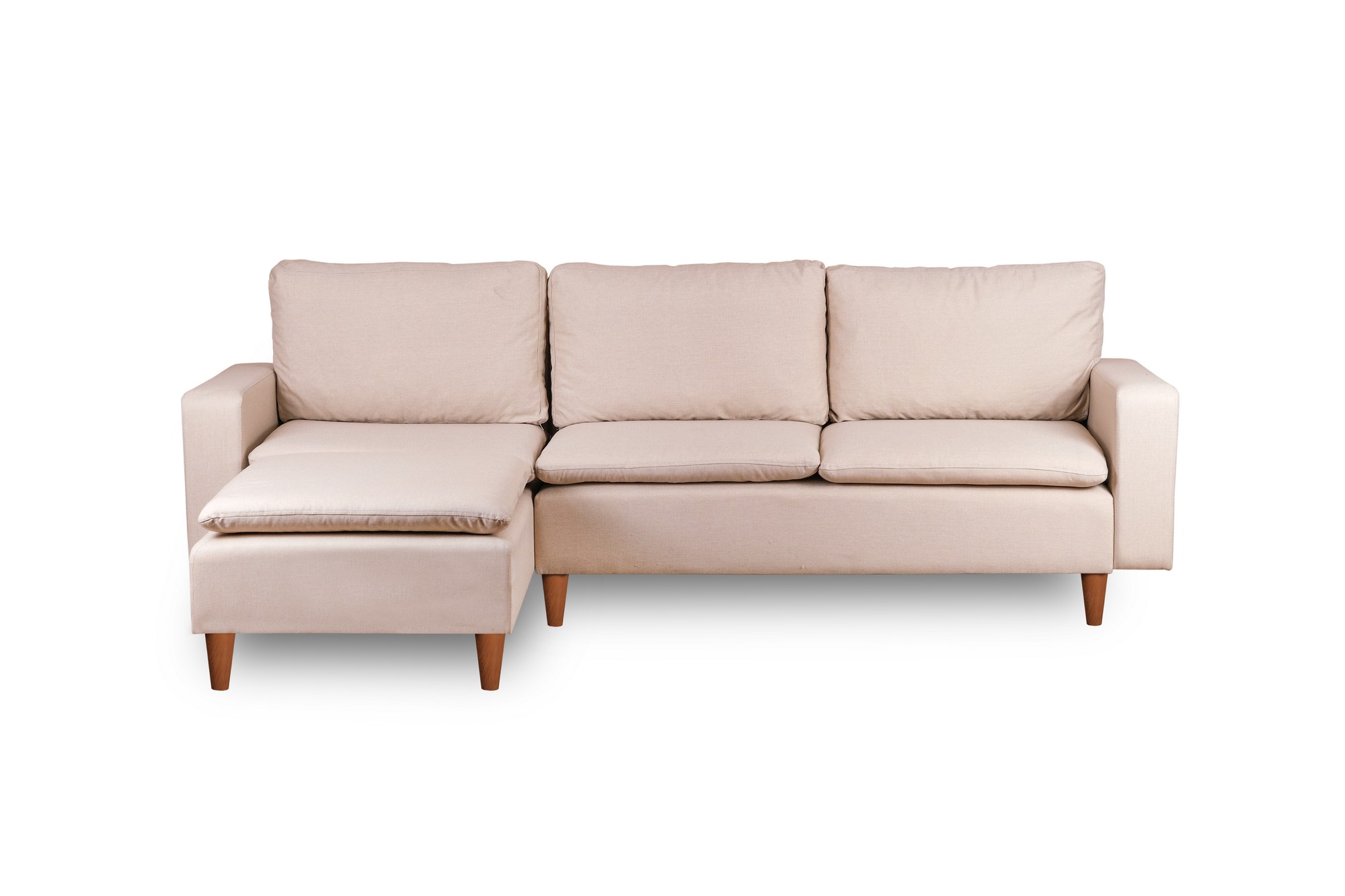 Lungo Ecksofa Creme