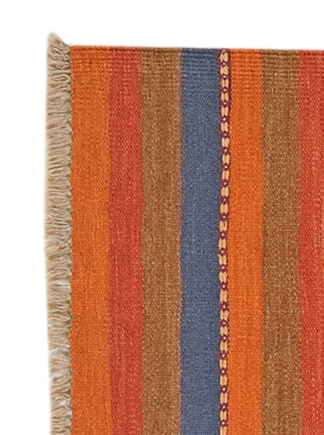 Kilim Gashgai Teppich Orange