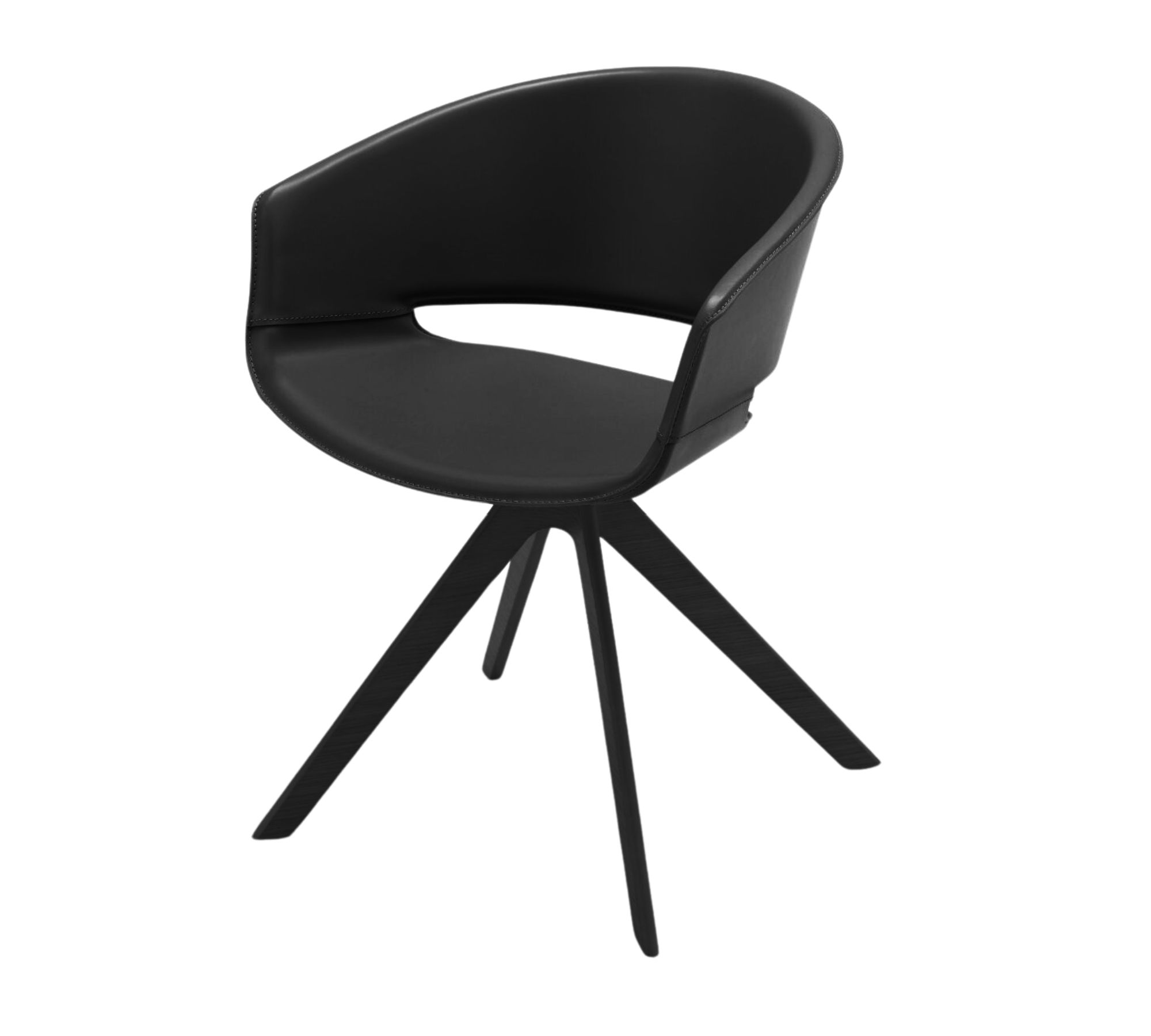 Ronda SO0429 Armchair Leather Black