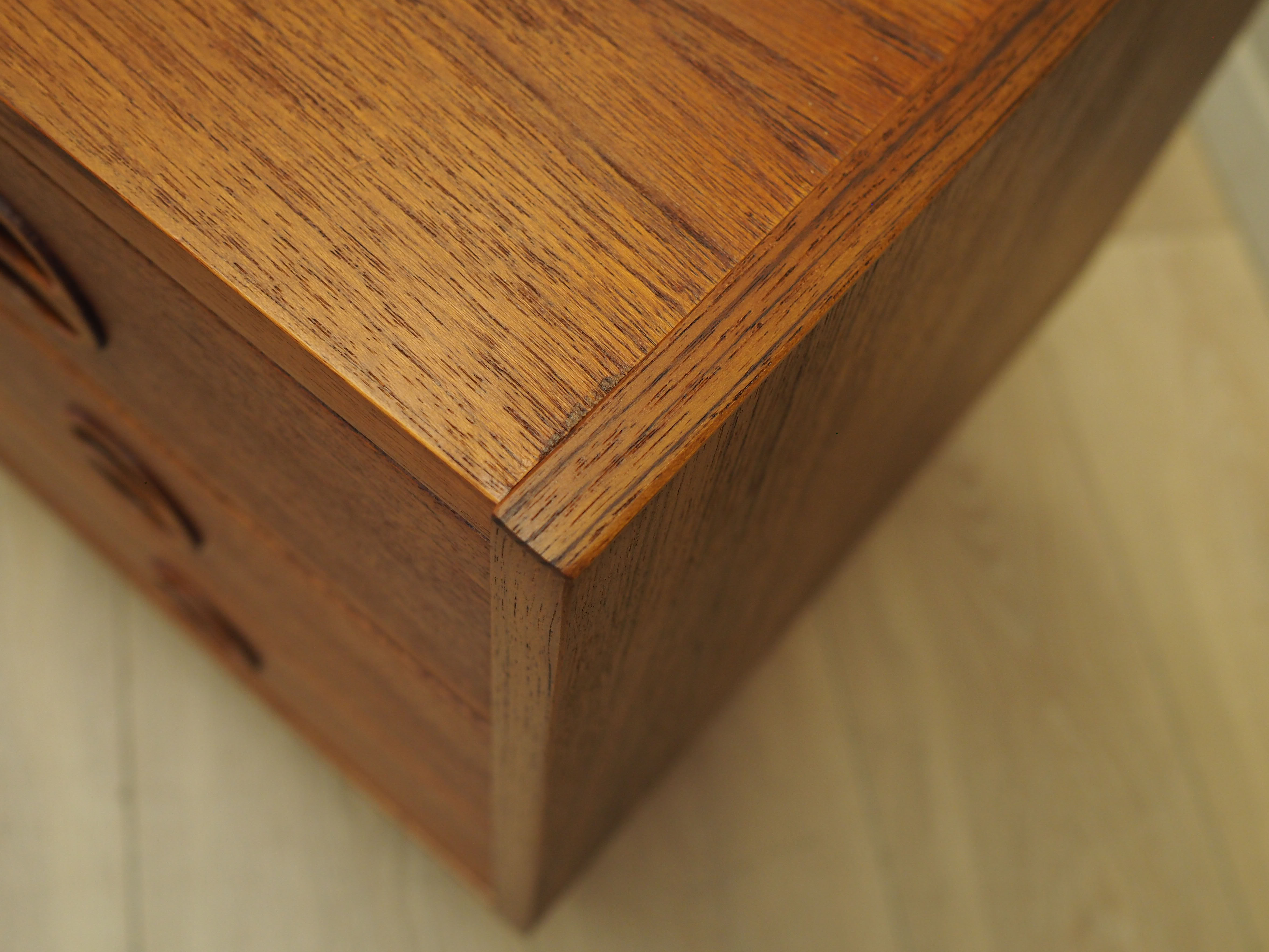Chest of drawers Teak wood 1960s