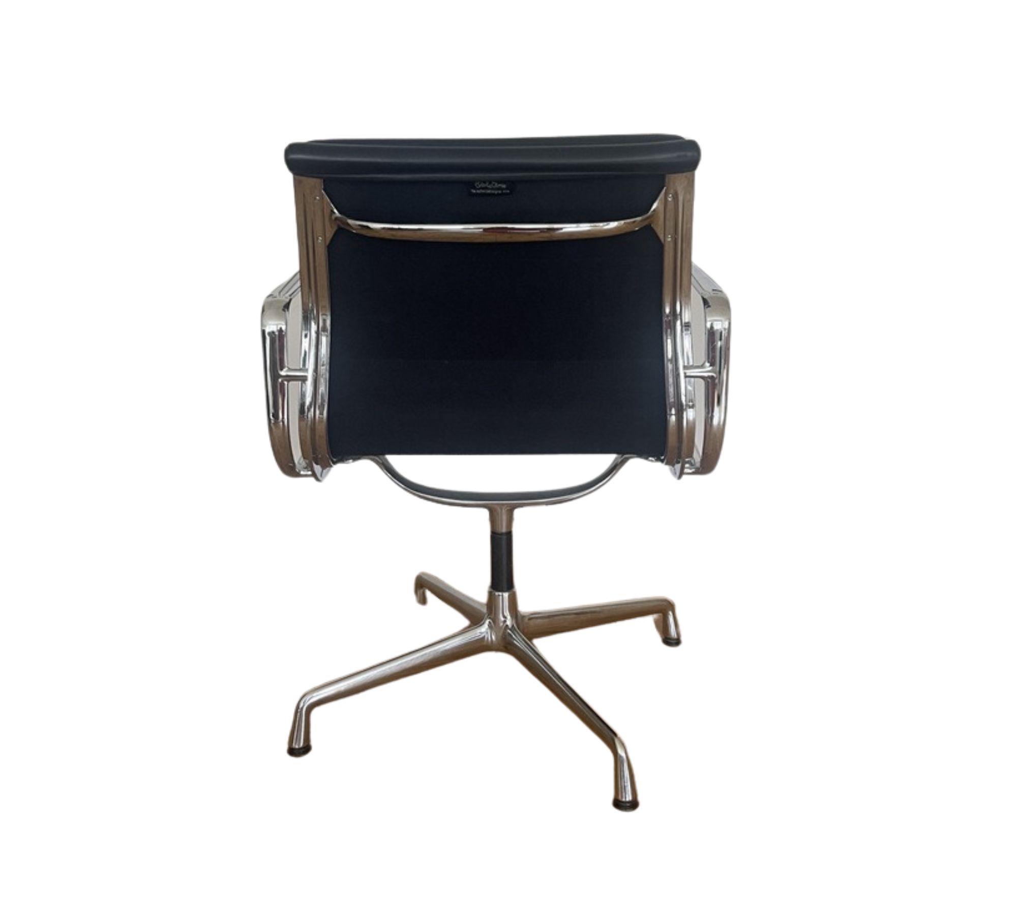Vitra Eames EA208 Soft Pad Chair Leder Schwarz