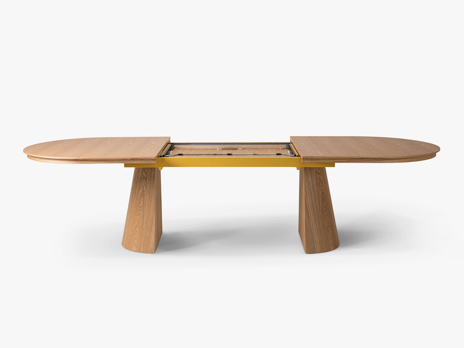 Mana Extendable Dining Table 8-Seater Wood-based Material Natural Oak 210/300x105x76 cm