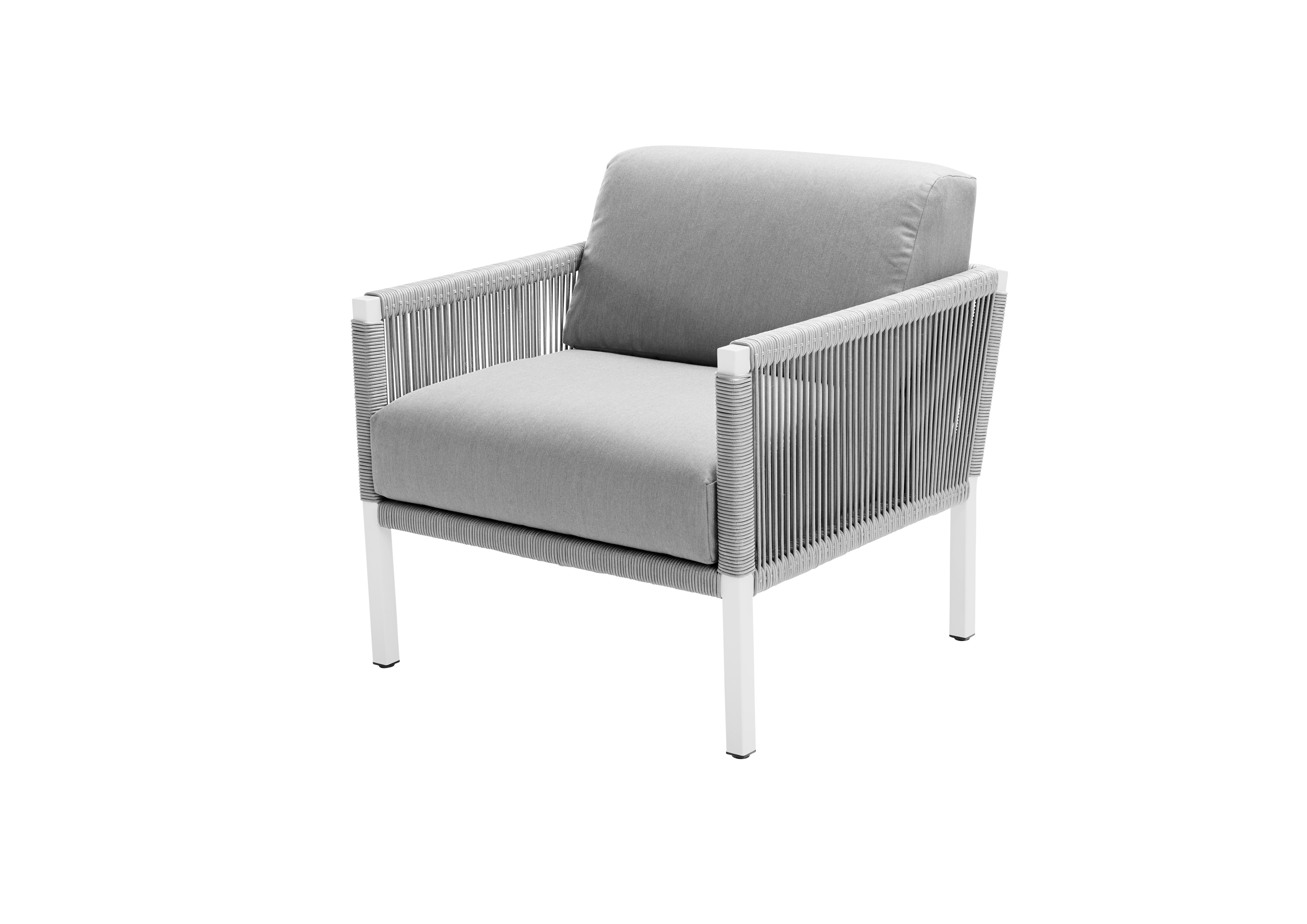 Club Garten Loungesessel Grau