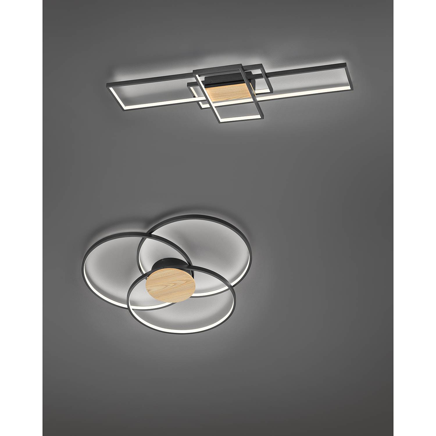 LED-Deckenleuchte Sedona Aluminium