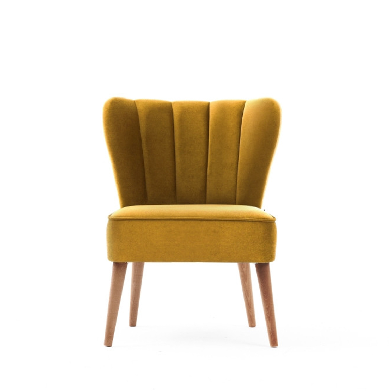 Layla Armchair Wood Veneer Gold
