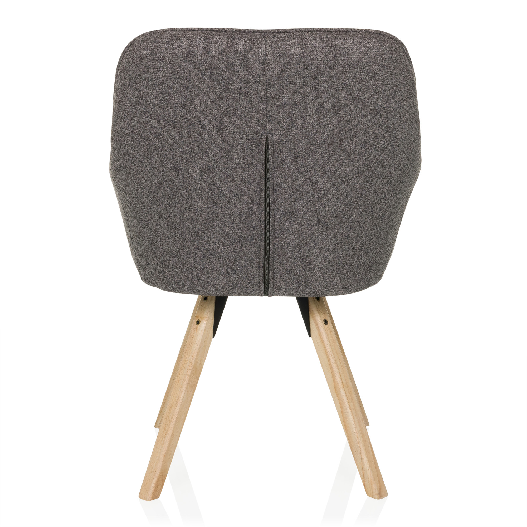 Scandi Soft Dining Chair Swivel Dark Grey