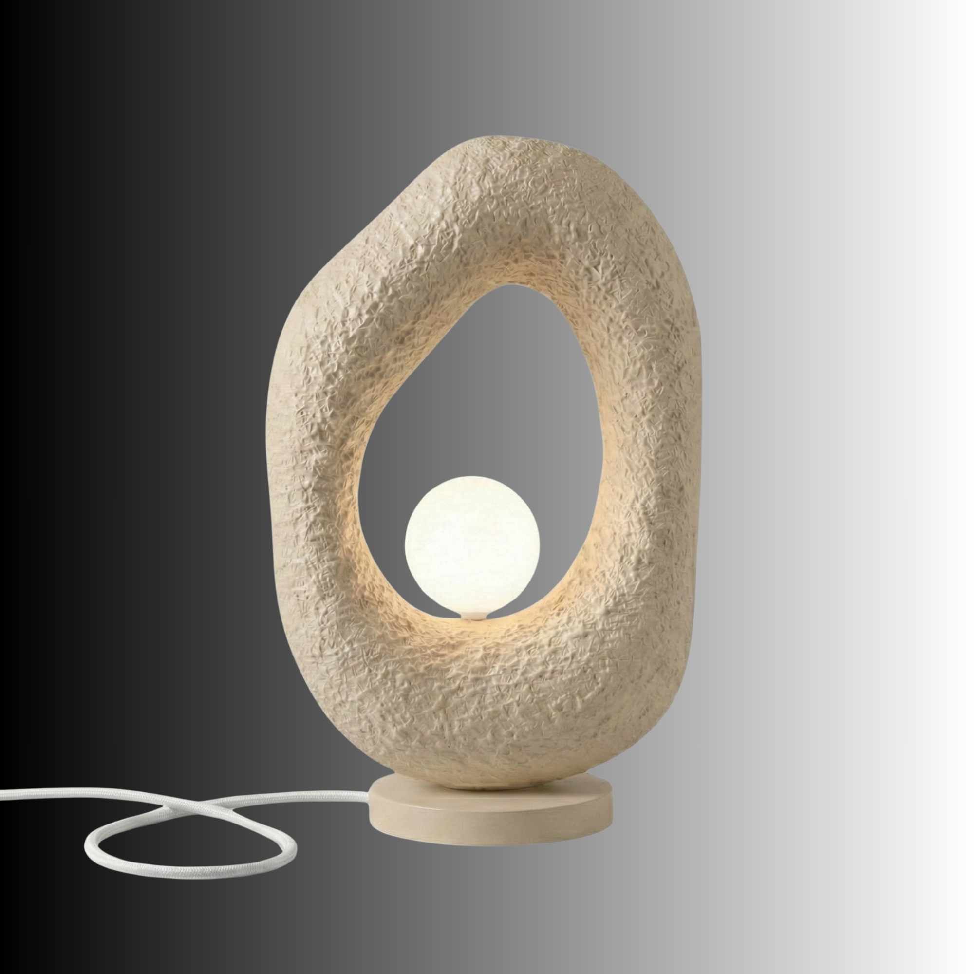 Vaslı-1001-Nua Lampada da tavolo Bianco