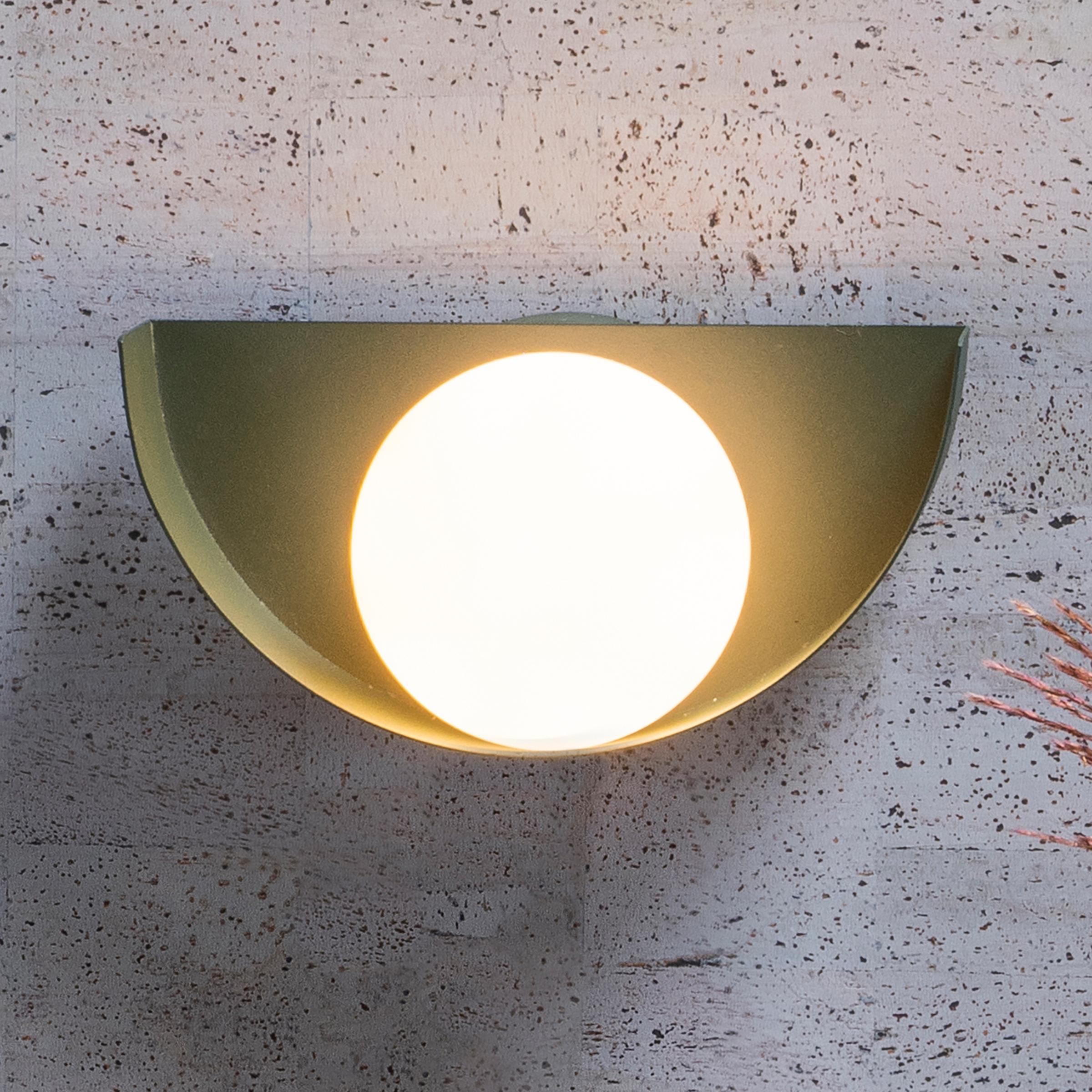 Benni Wall Lamp Steel Green