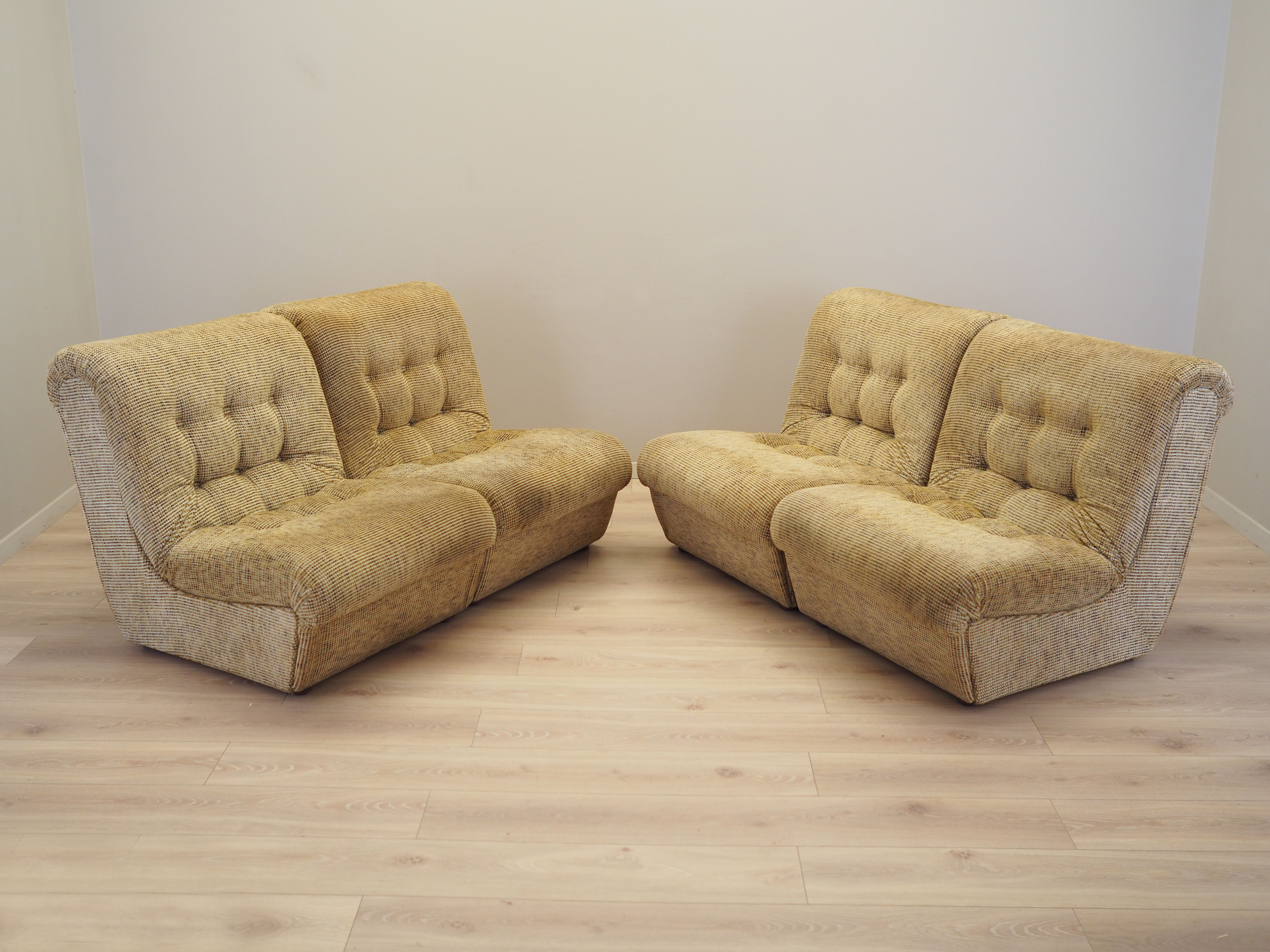 Modulsofa Beige 1960er Jahre