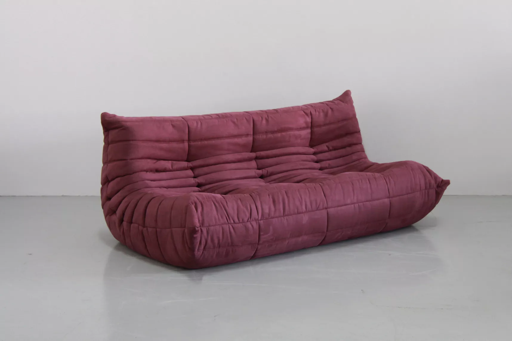 Togo Sofa 3-Sitzer Textil Fuchsia