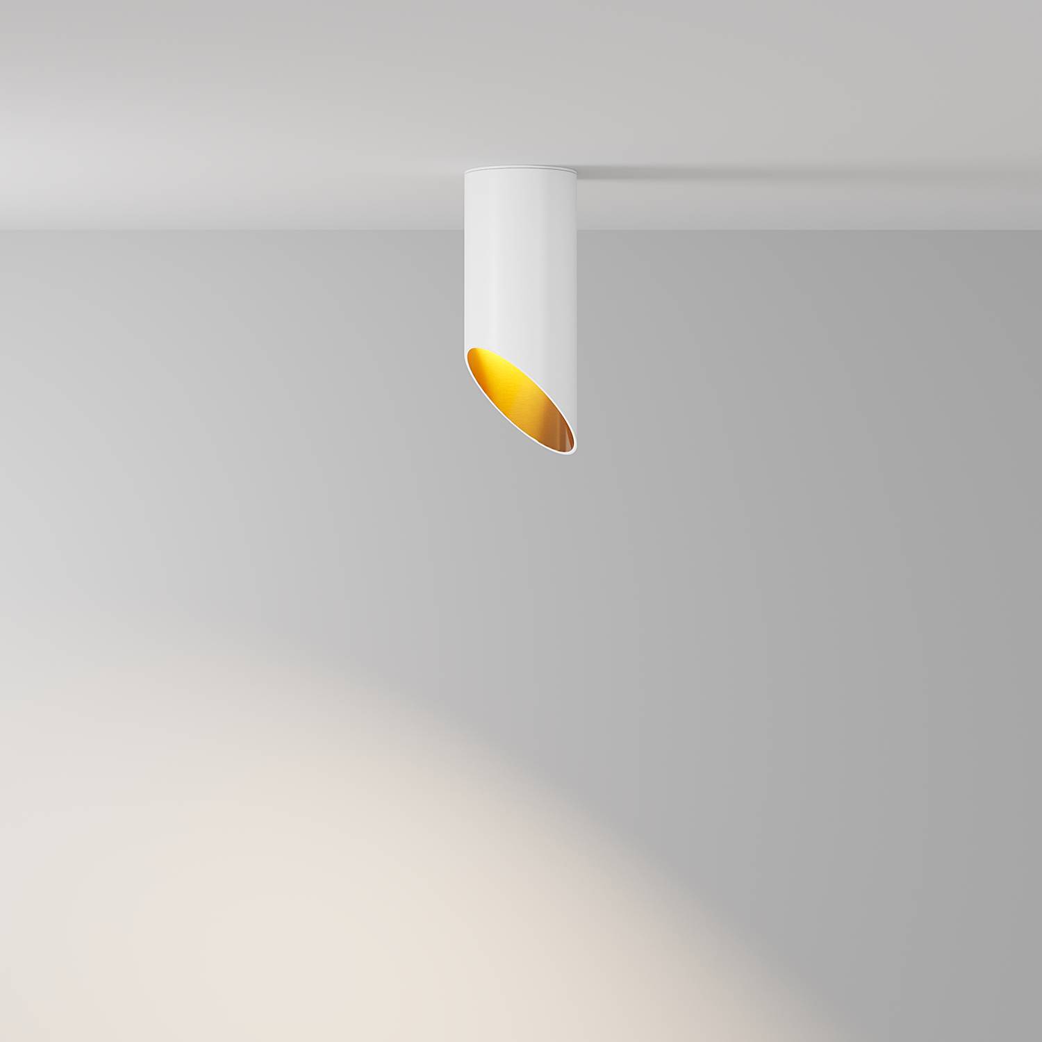 Lipari Deckenleuchte Aluminium Weiß 1-flammig