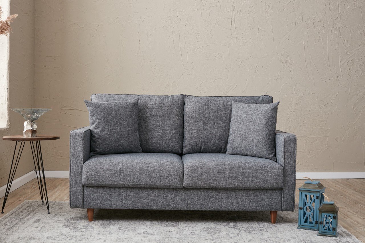 Eva Sofa 2-Sitzer Grau