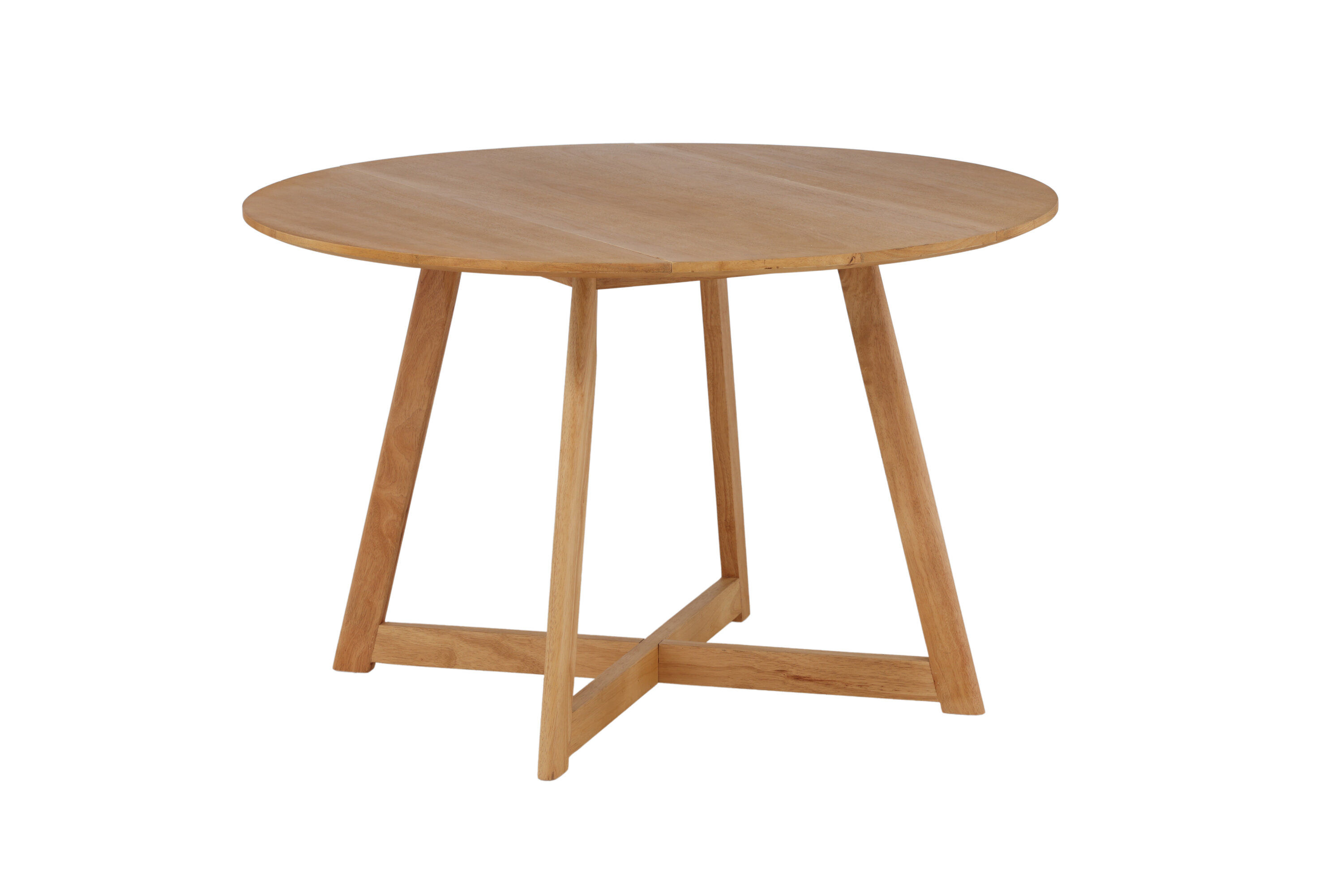 Yakidon Esstisch Gummiholz/MDF Eichen-Optik Natur/Holzoptik