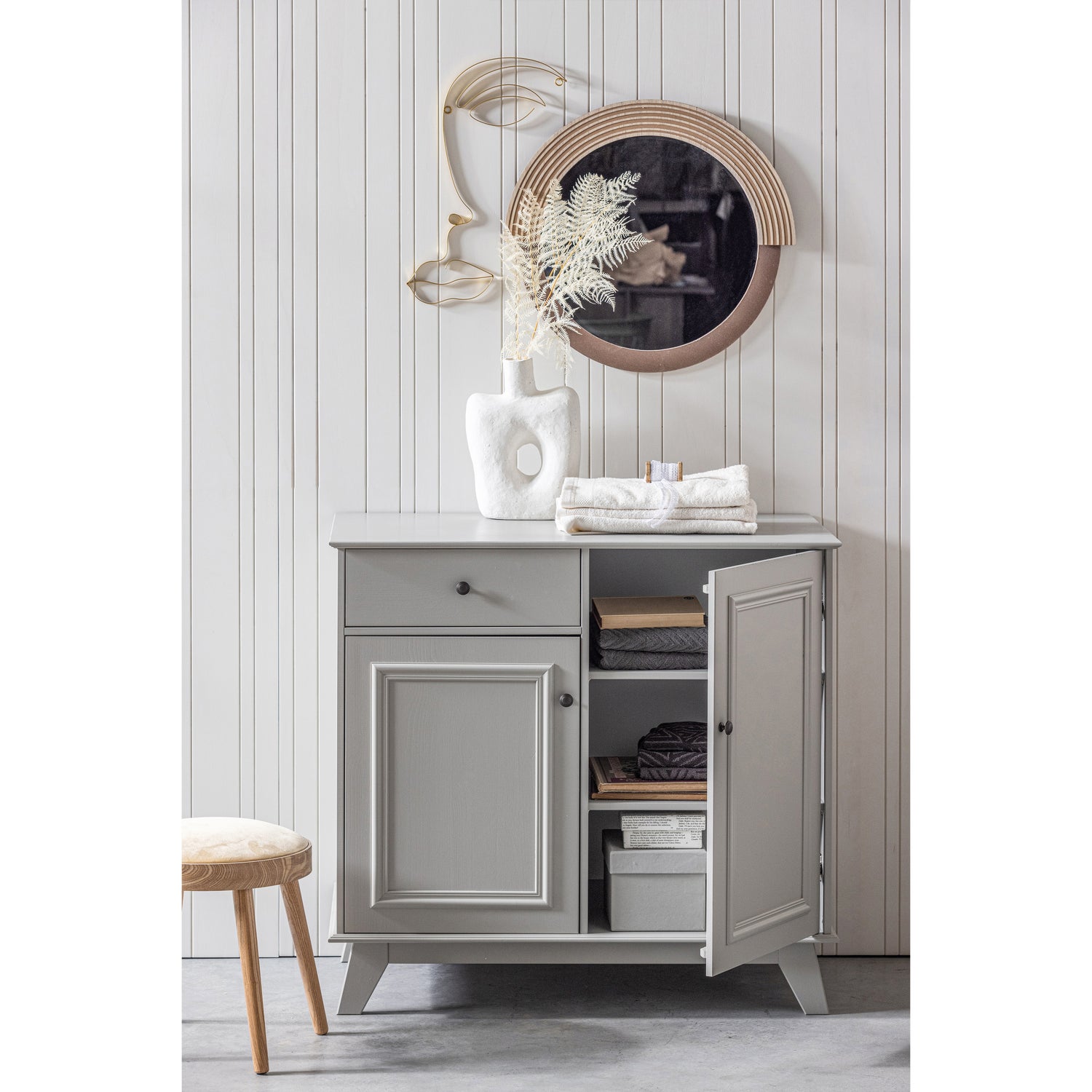 Lily Chest of Drawers Pine Grey