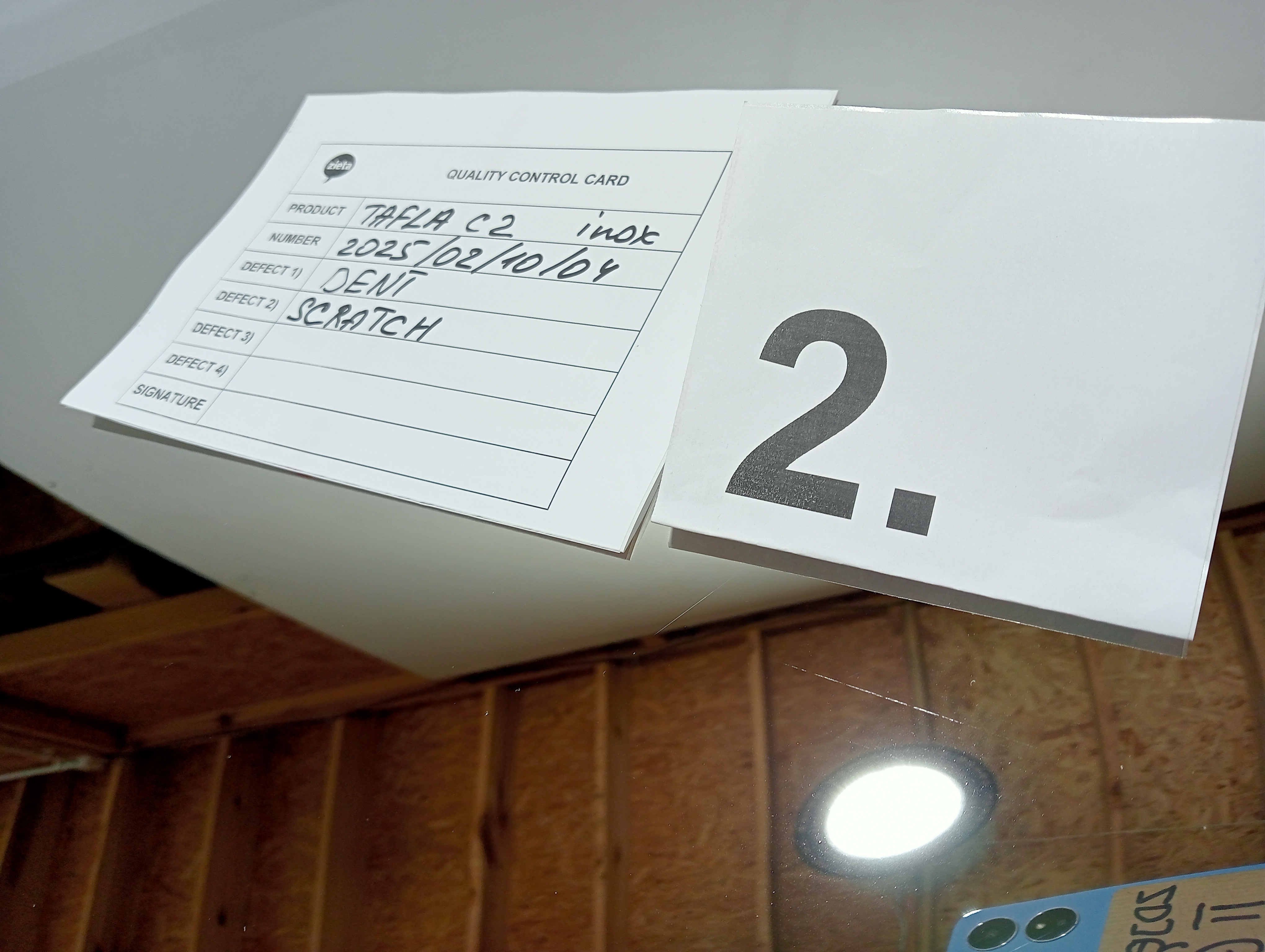 Tafla Specchio C2 Acciaio Inox Lucidato Argento