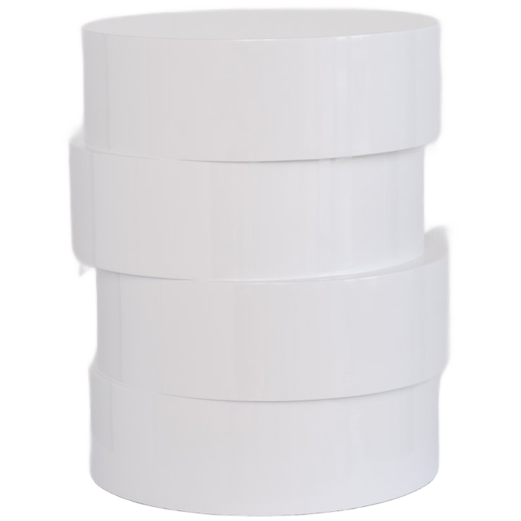 Pila Side Table White