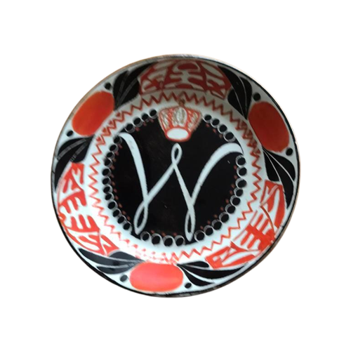 Petrus Regout Inauguration plate 1898 Black