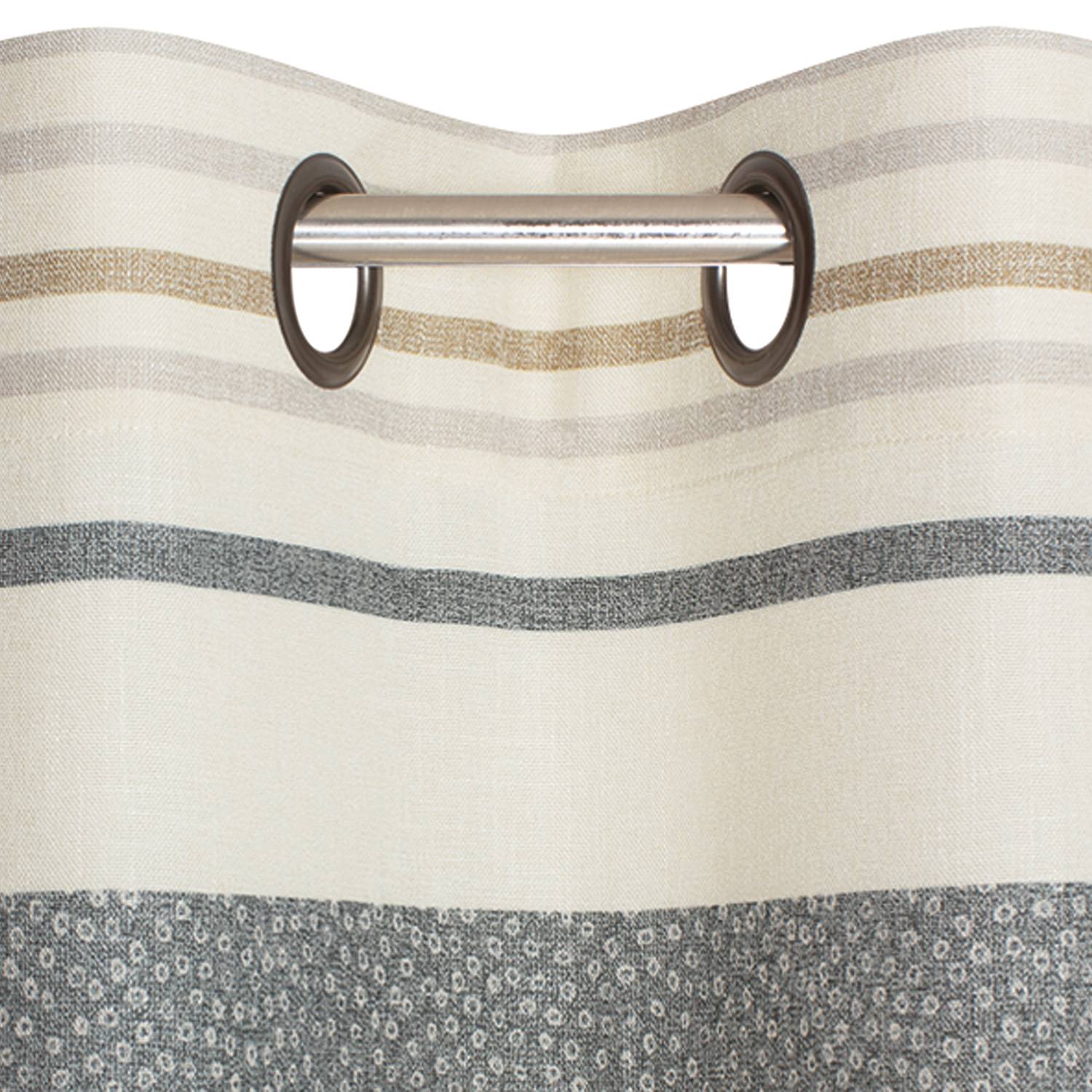 Ösenschal Clay Polyester / Baumwolle Natur