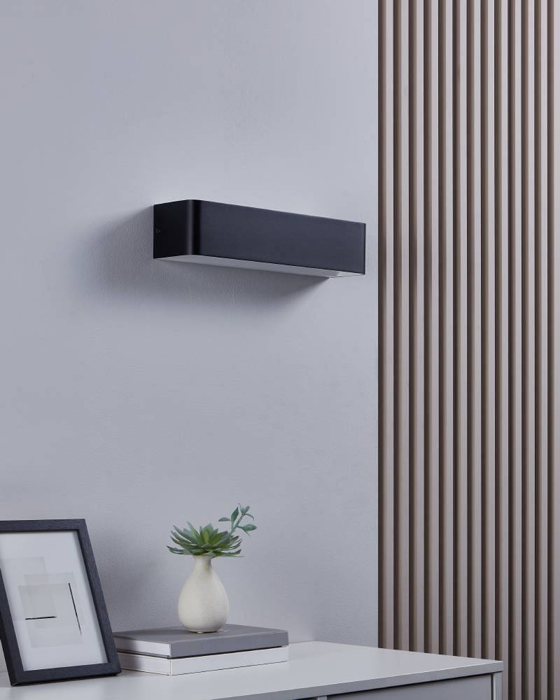 Sania LED-Wandleuchte Typ A Schwarz