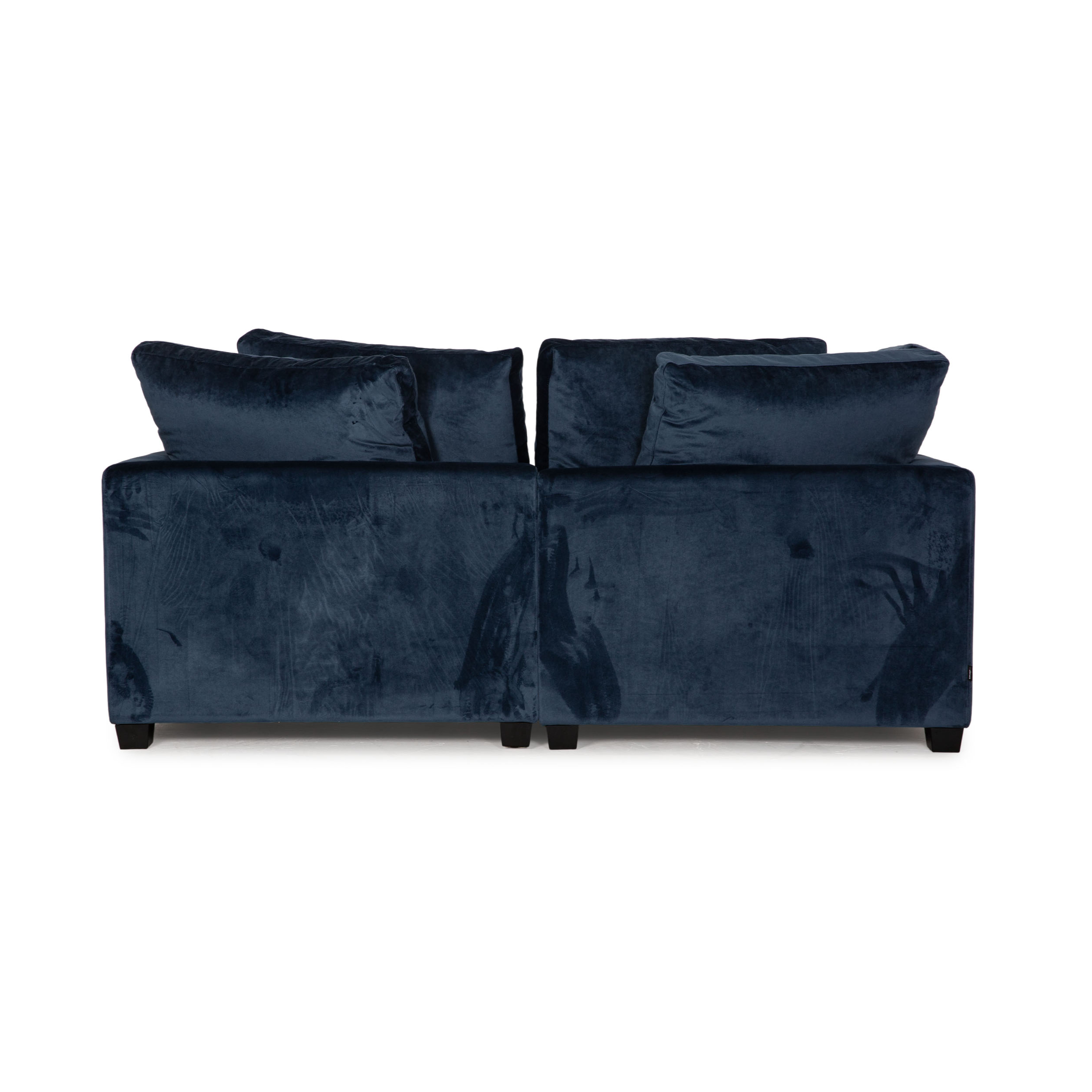 Viking Sofa 2-Sitzer Samt Blau
