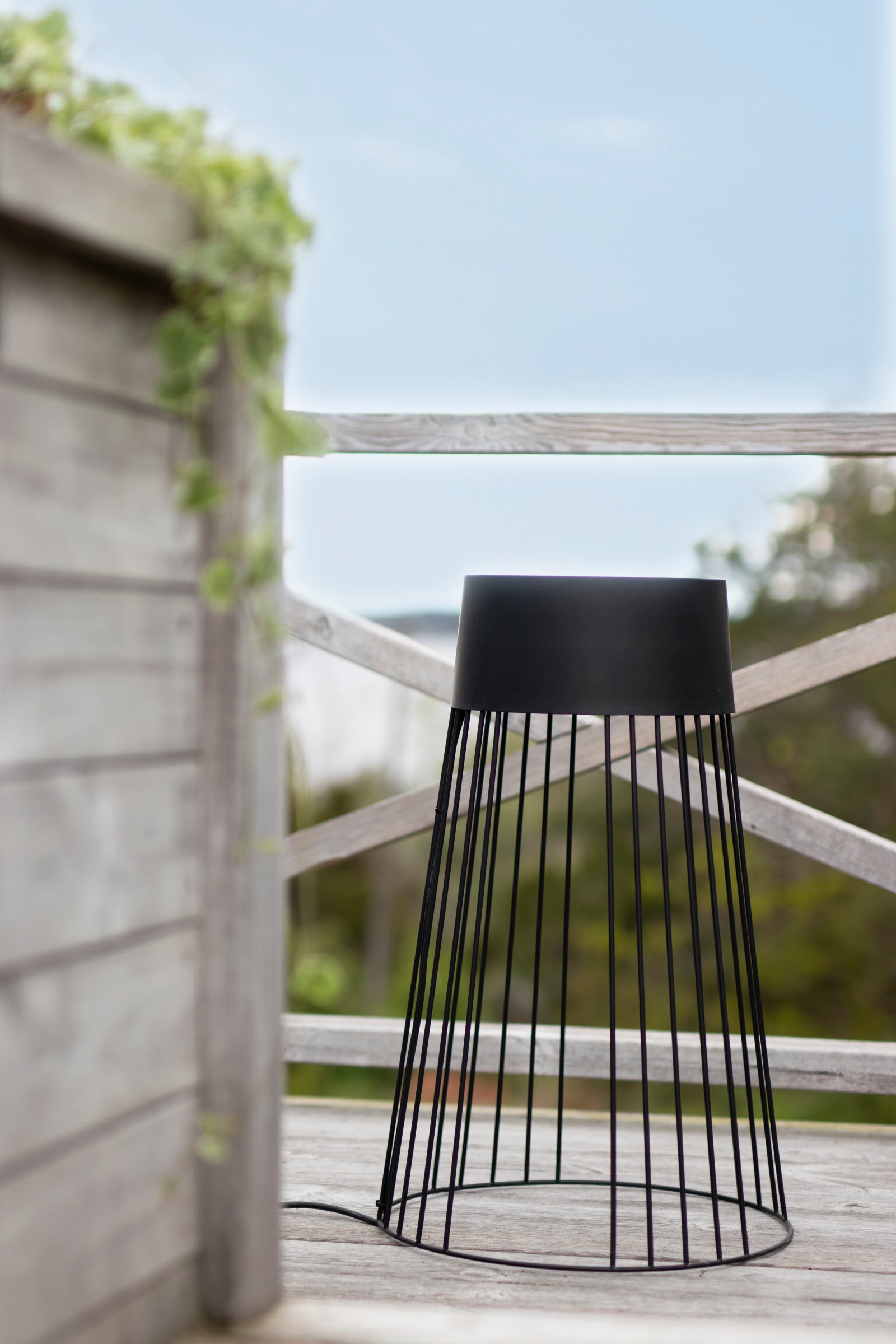 Koster 60 Lampada da terra Metallo Nero IP44