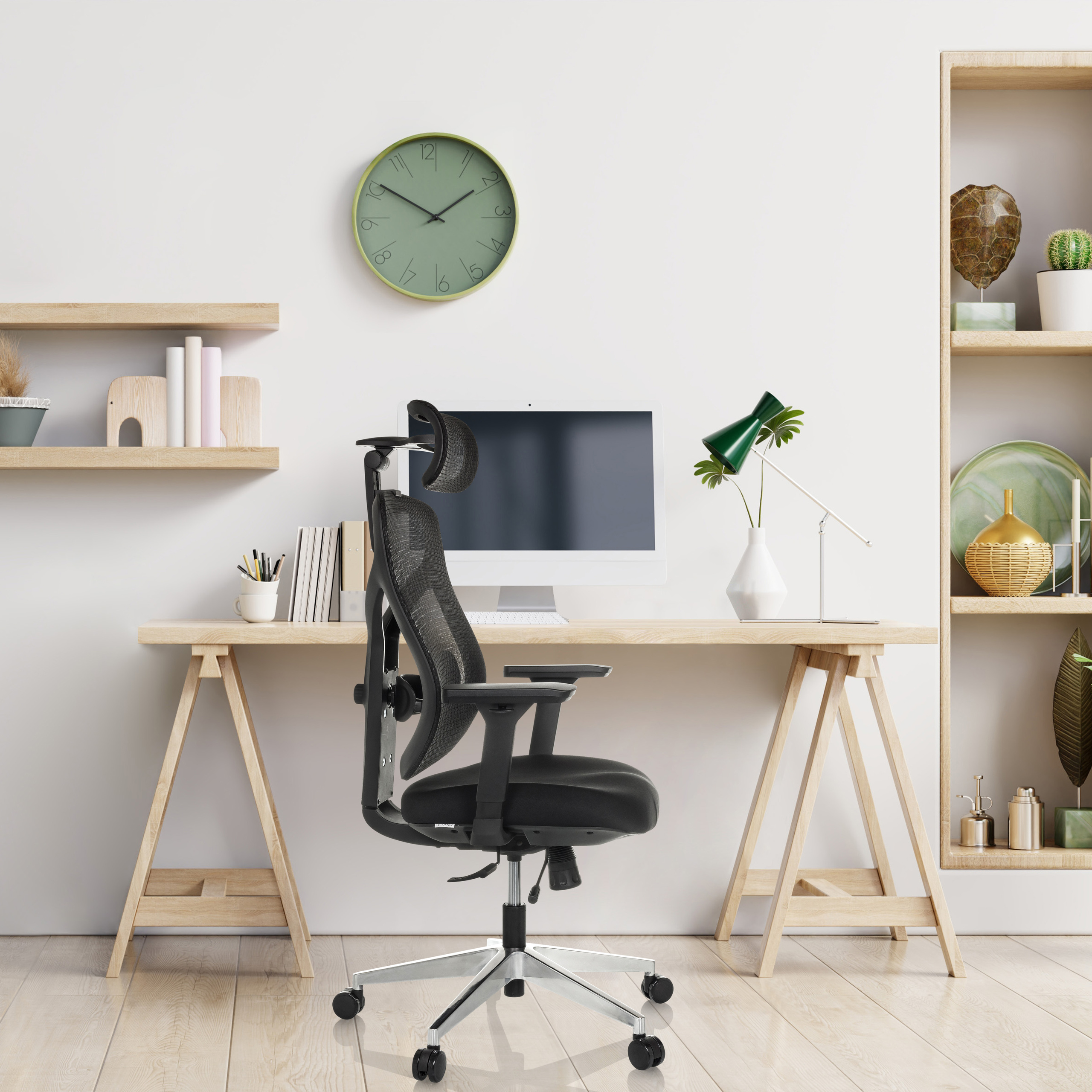 CASSILIS B Bürostuhl Netzstoff Schwarz