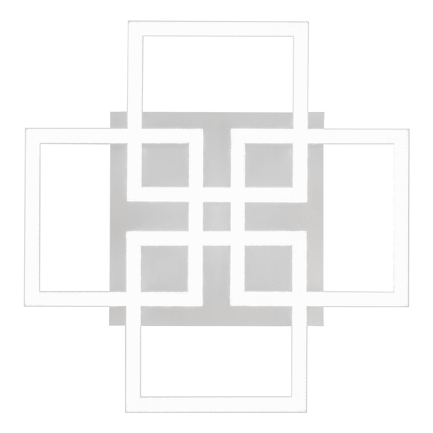 4-Burner Neron Ceiling Light PVC White