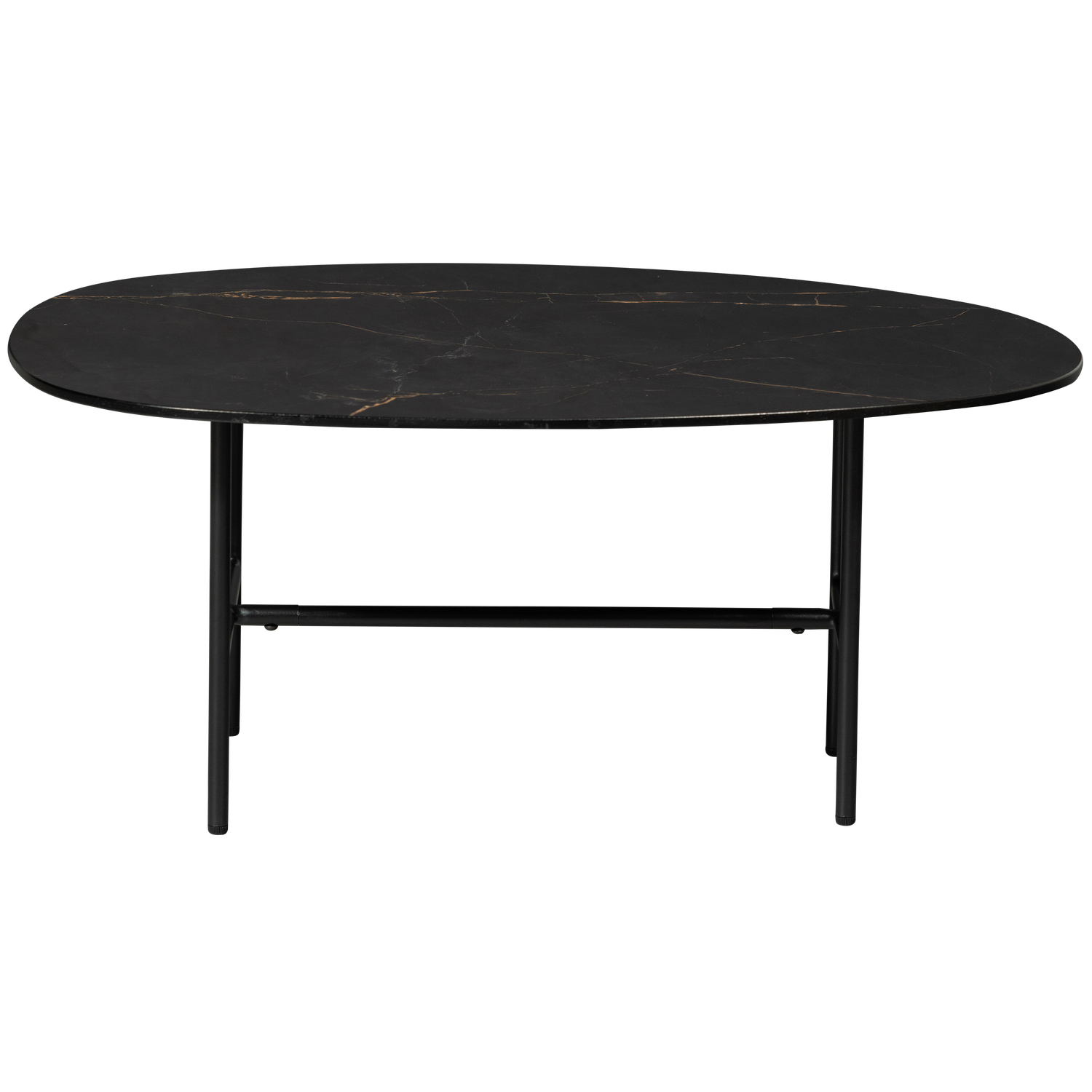 Vajen Couchtisch Marmoroptik Schwarz