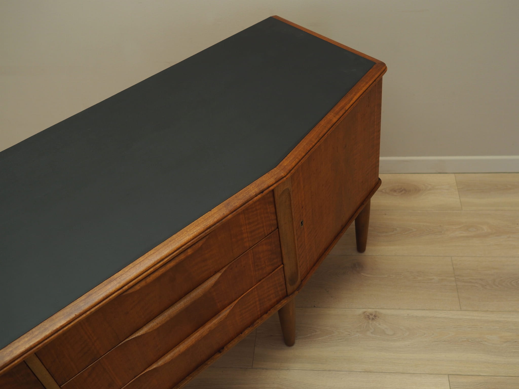 Vintage Sideboard Walnut Wood Brown 1960s