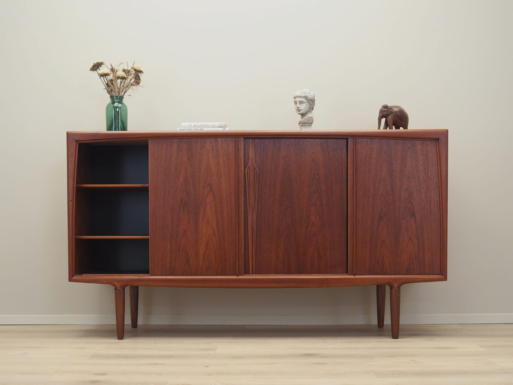 Vintage sideboard teak brown 1960s