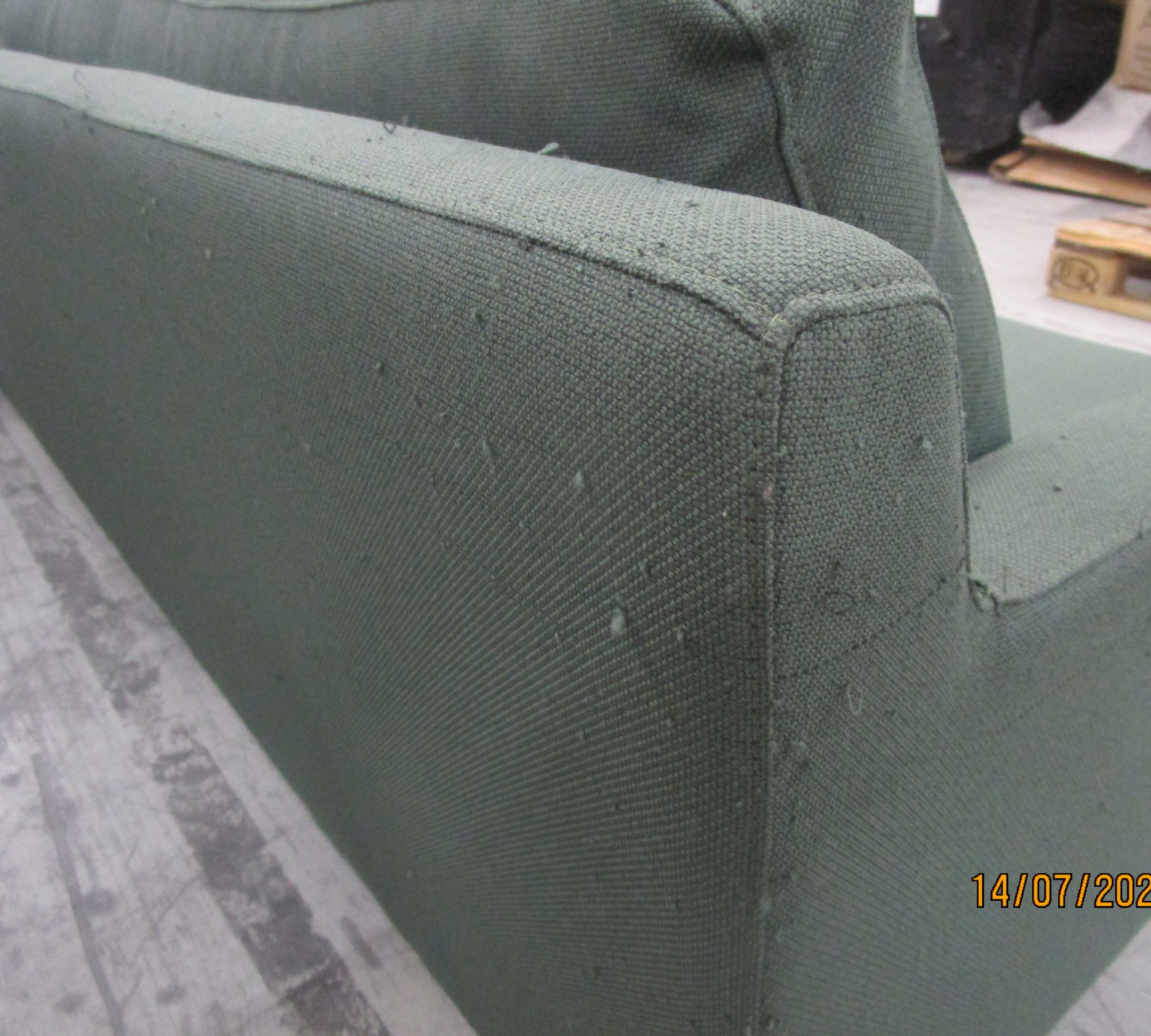 Astha Sofa 3-Sitzer Cura Dark Green