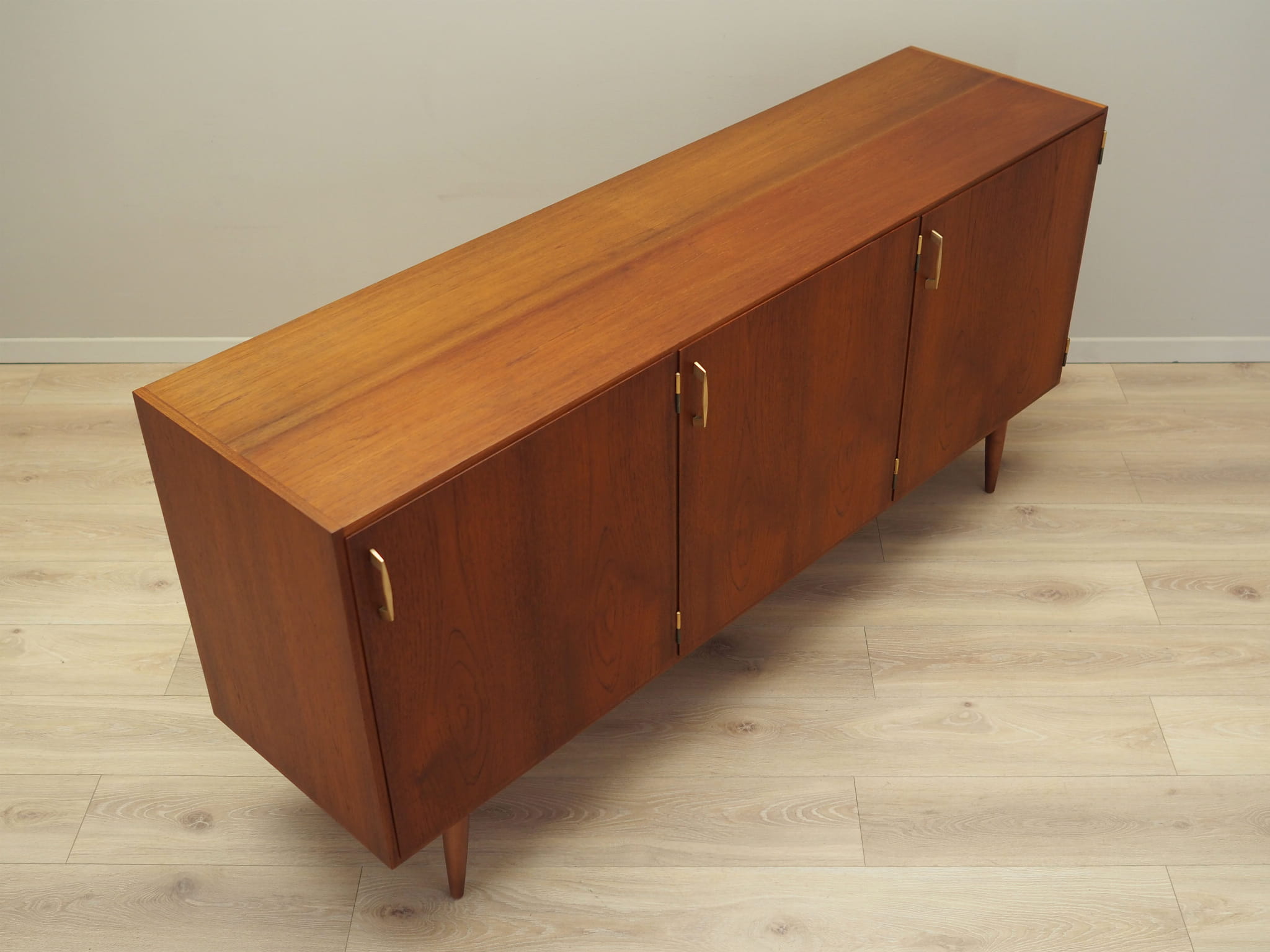 Vintage Sideboard Teakholz Braun 1960er Jahre