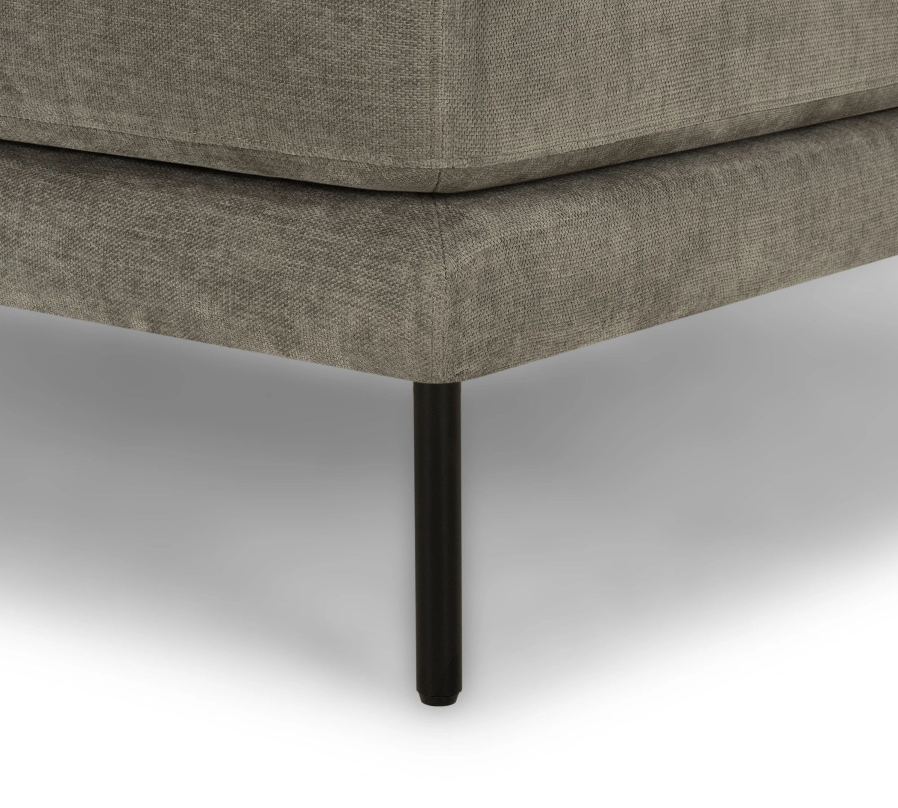 Vincent 1-Sitzer Récamiere Links Planet Grey Green