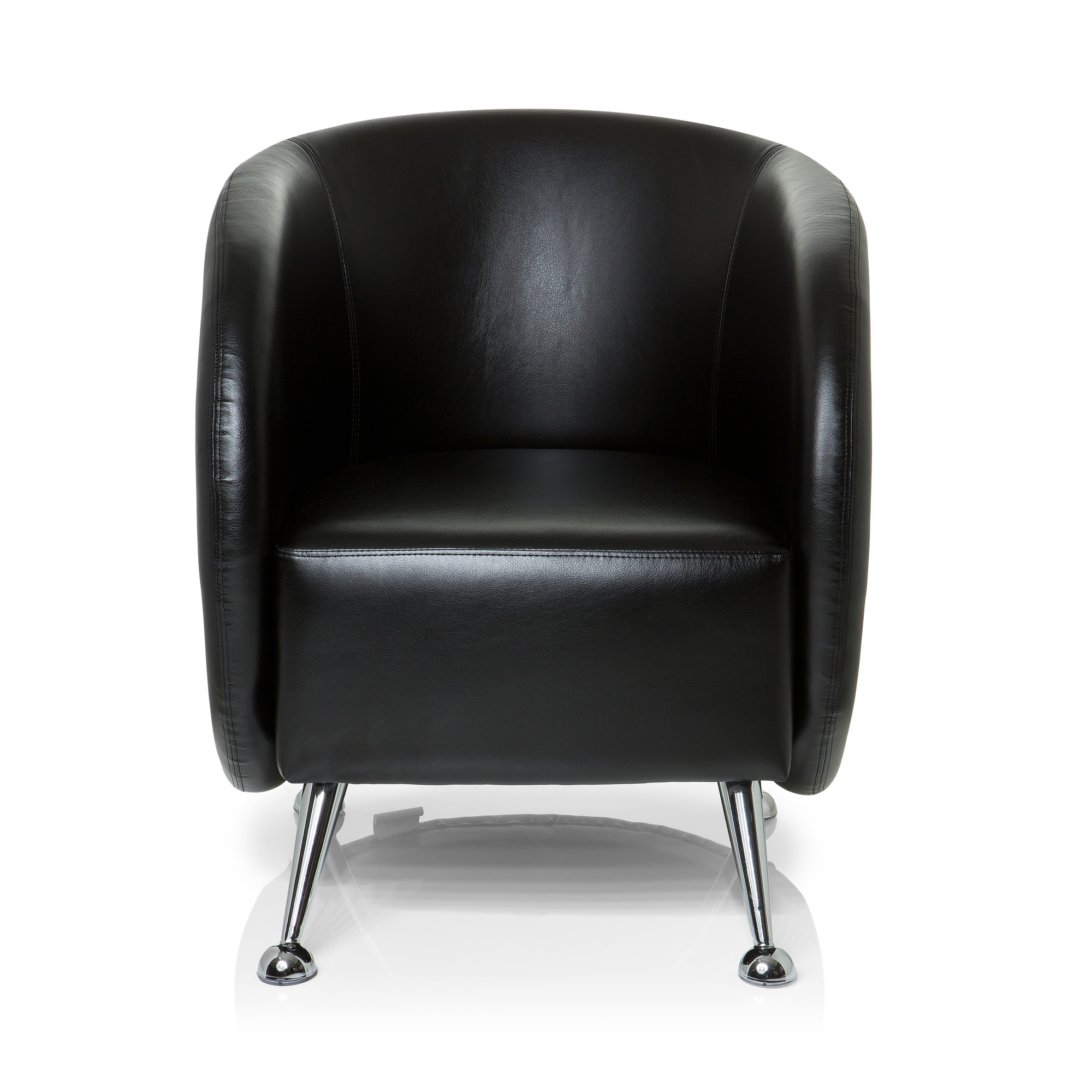 ST. LUCIA Office Chair Faux Leather Black
